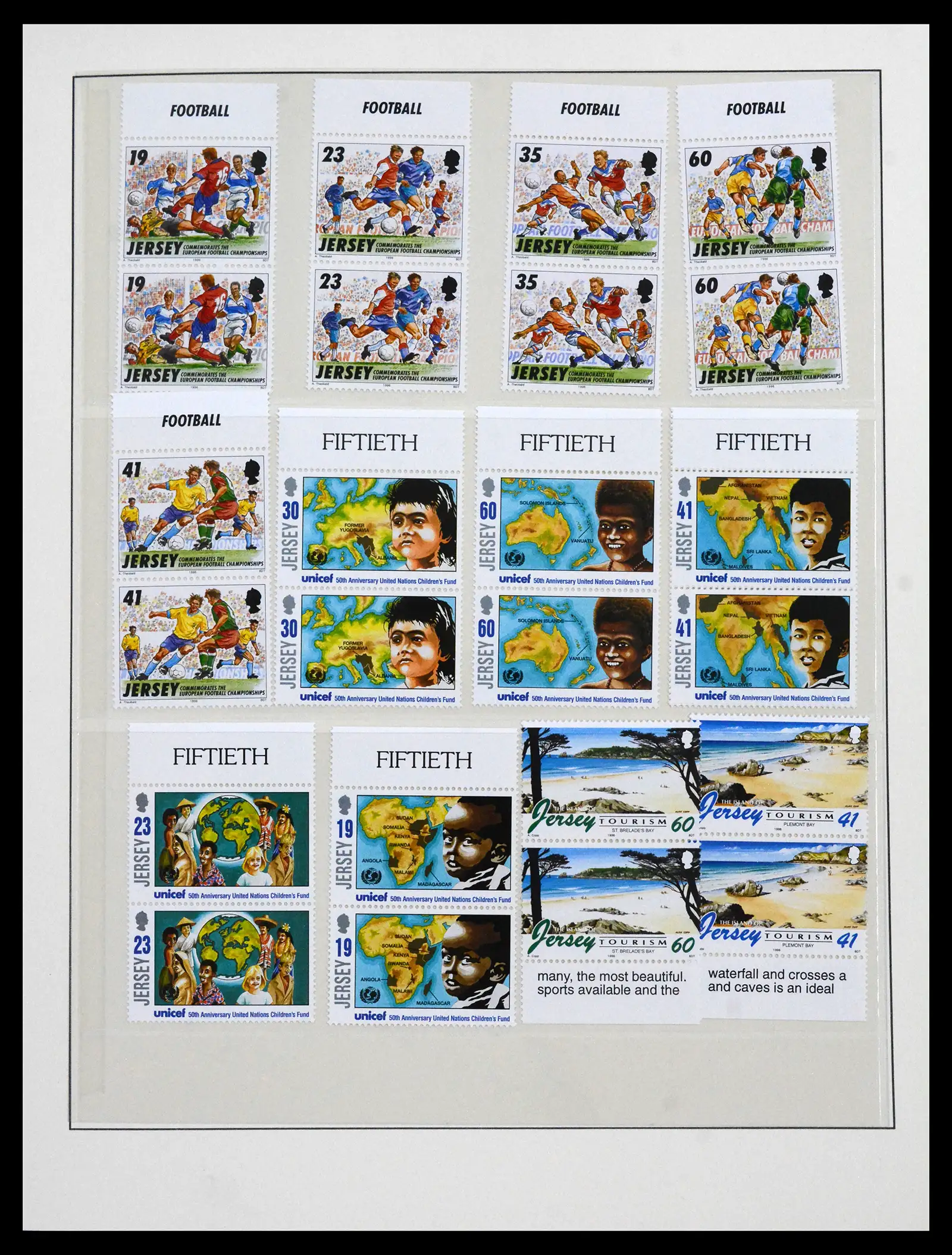 41668 0090 - Stamp collection 41668 Jersey 1969-2005.