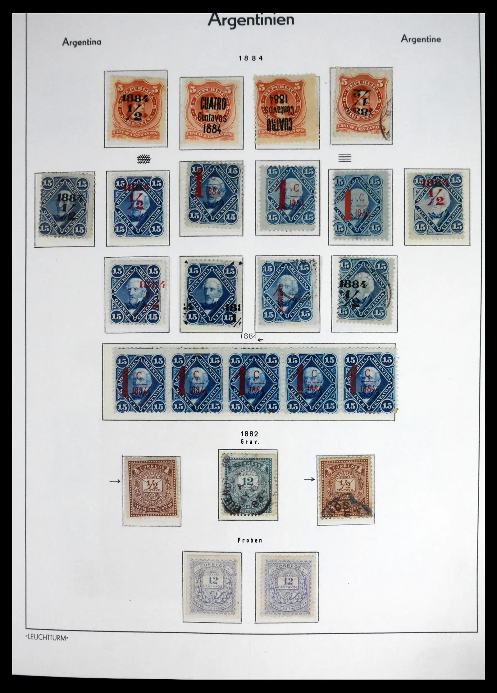 41670 0010 - Stamp collection 41670 Argentina supercollection 1856-1995.