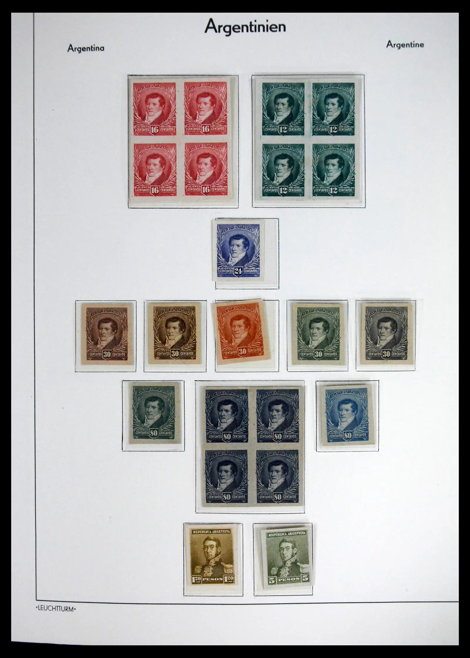 41670 0019 - Stamp collection 41670 Argentina supercollection 1856-1995.