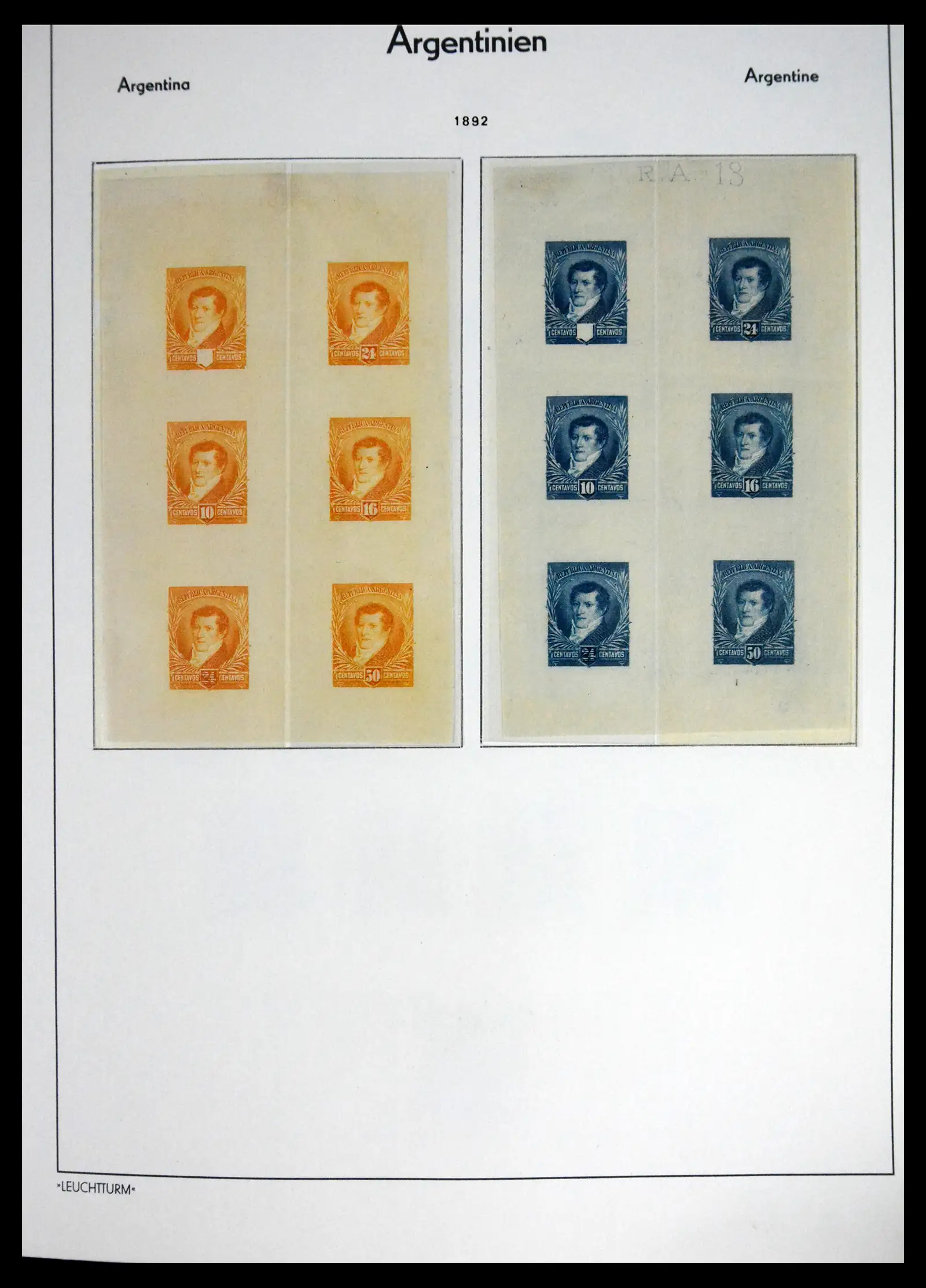 41670 0020 - Stamp collection 41670 Argentina supercollection 1856-1995.