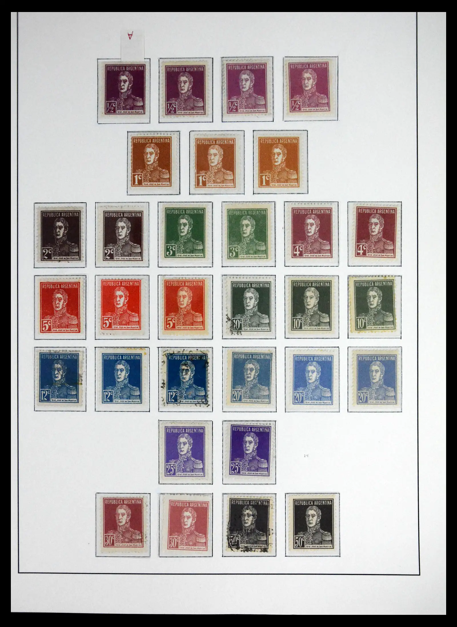 41670 0072 - Stamp collection 41670 Argentina supercollection 1856-1995.