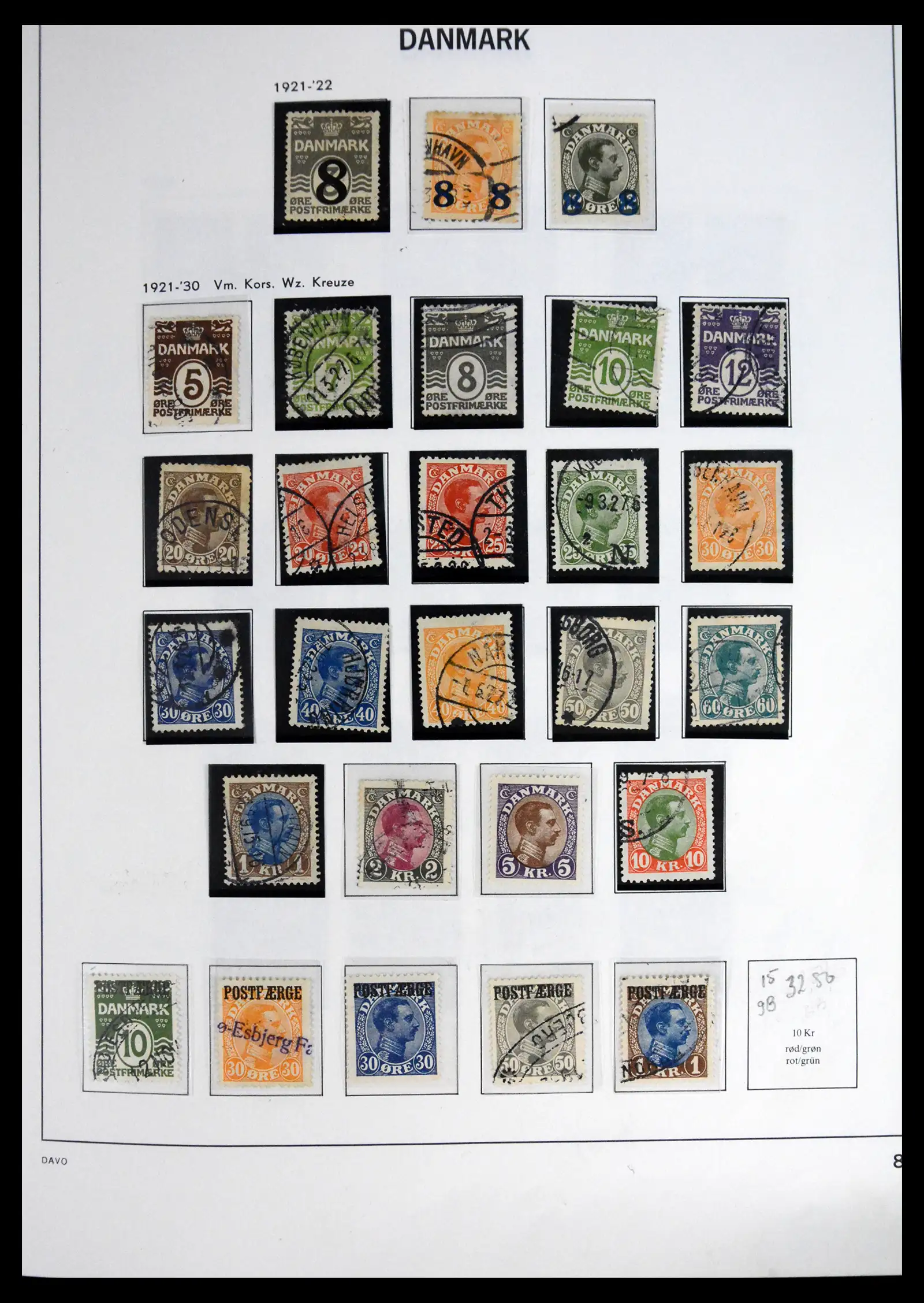 41672 0008 - Stamp collection 41672 Denmark 1851-2013.