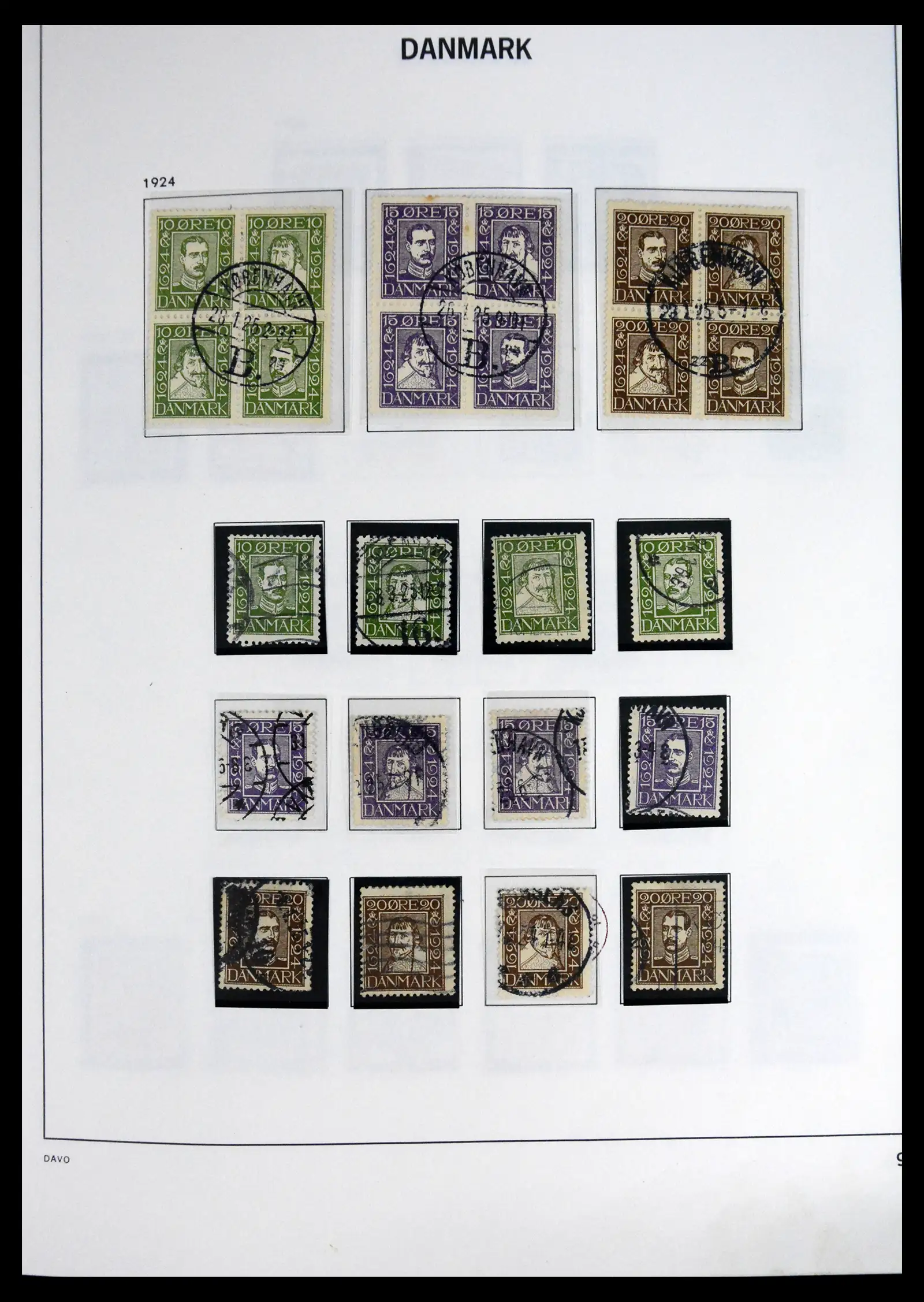 41672 0009 - Stamp collection 41672 Denmark 1851-2013.