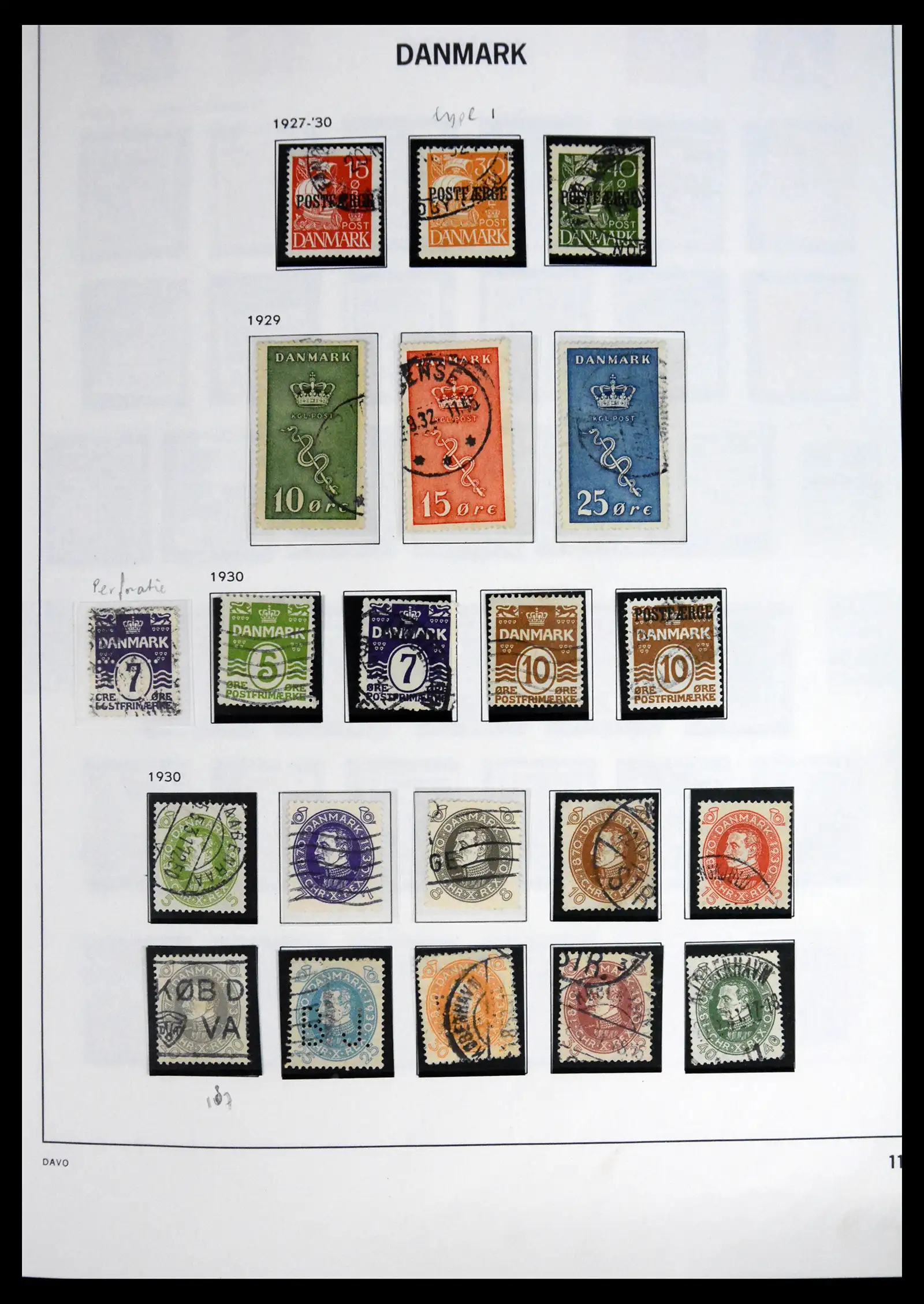 41672 0011 - Stamp collection 41672 Denmark 1851-2013.