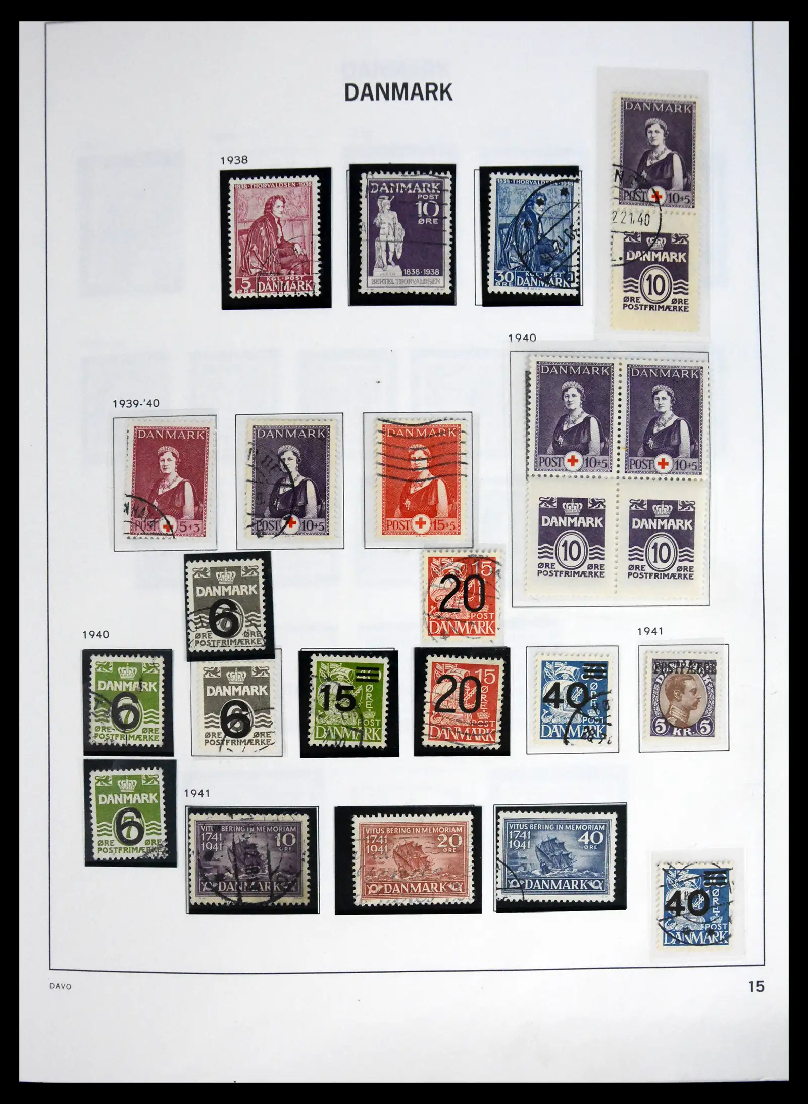 41672 0015 - Stamp collection 41672 Denmark 1851-2013.