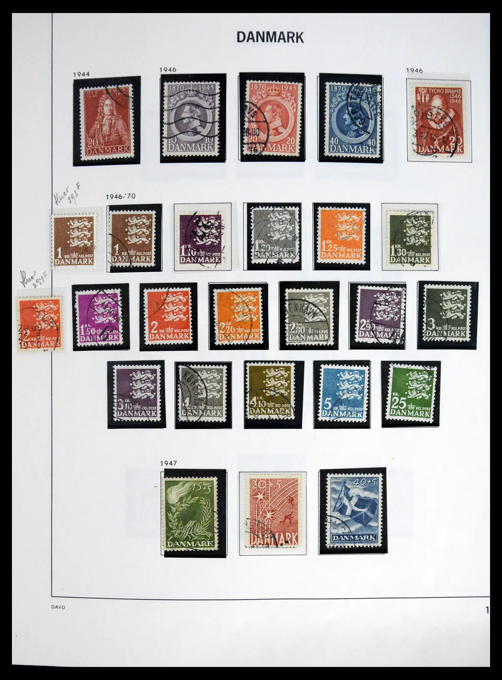 41672 0017 - Stamp collection 41672 Denmark 1851-2013.