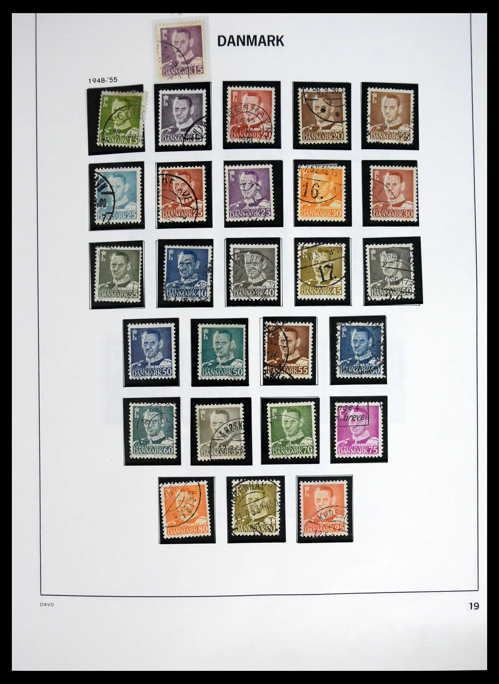 41672 0019 - Stamp collection 41672 Denmark 1851-2013.