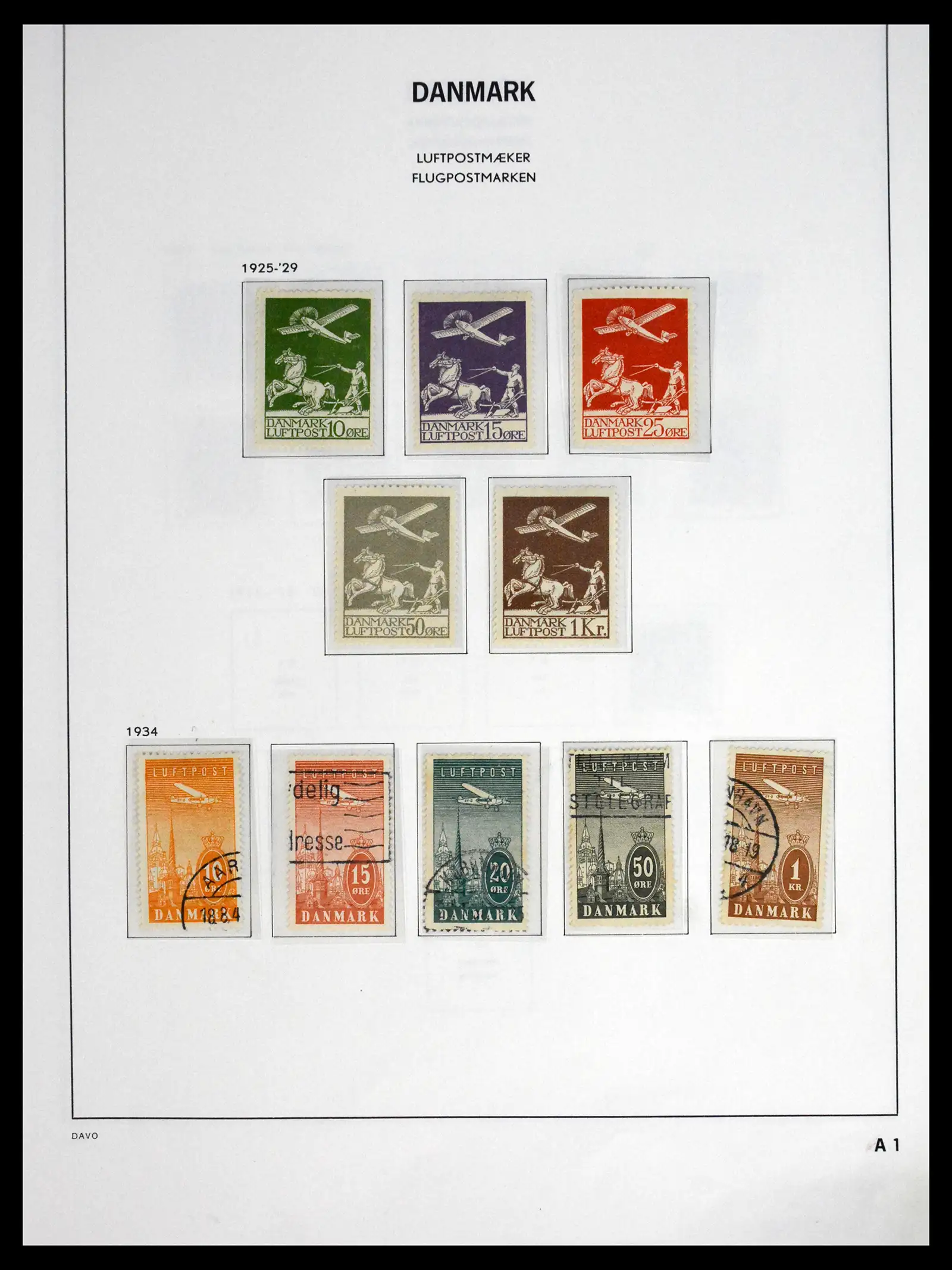 41672 0097 - Postzegelverzameling 41672 Denemarken 1851-2013.