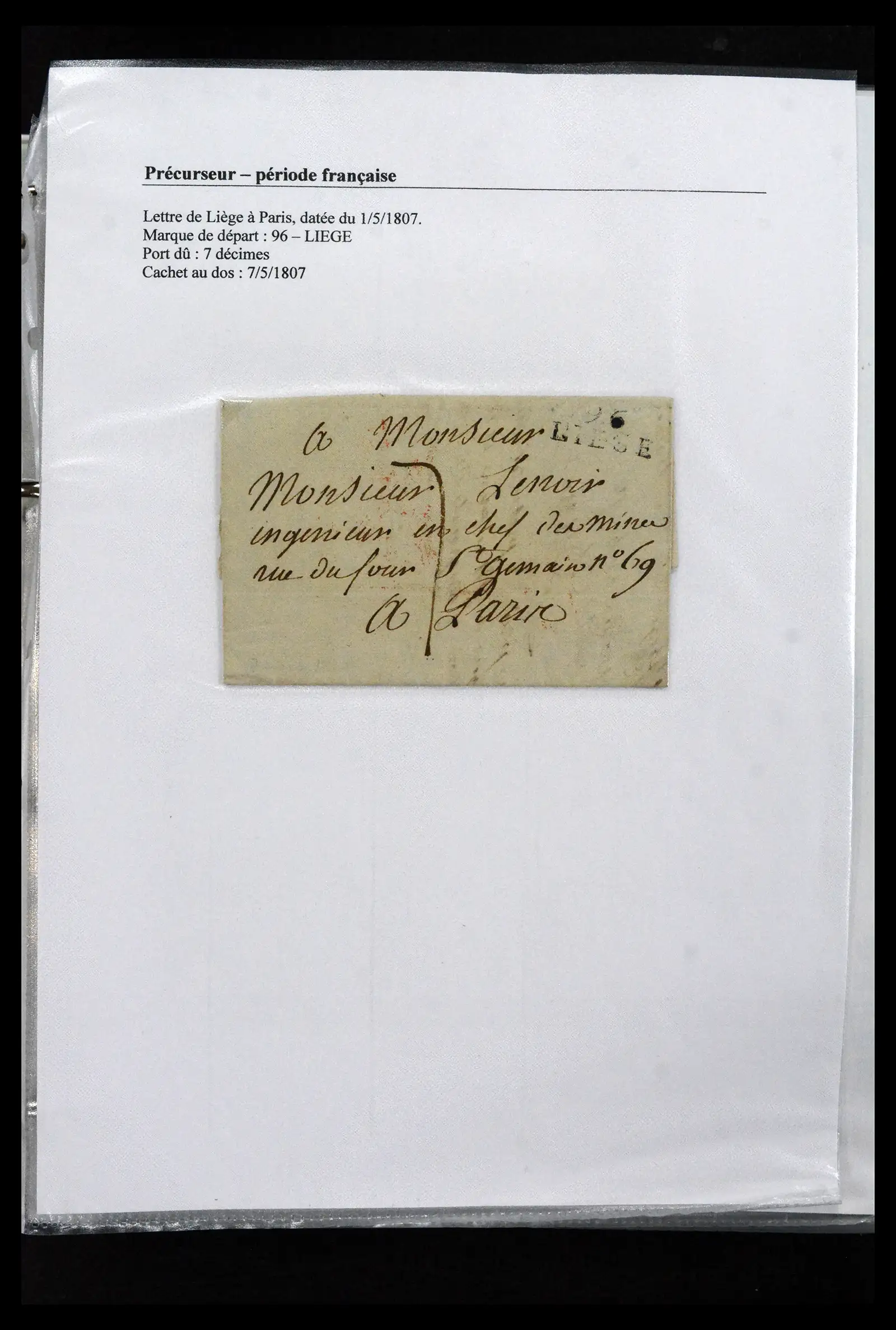 41673 0001 - Stamp collection 41673 Belgium specialised 1807-1945.