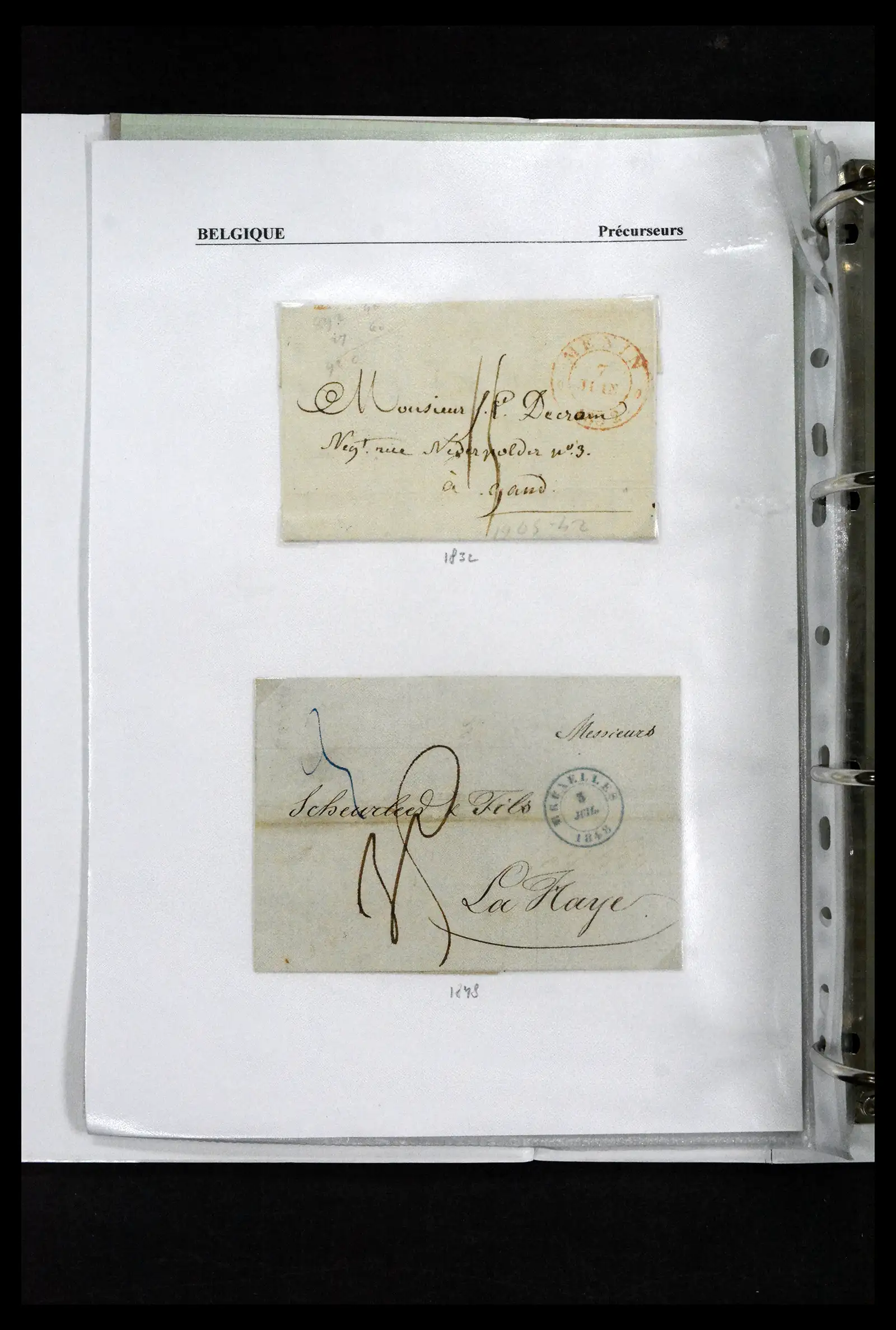 41673 0002 - Stamp collection 41673 Belgium specialised 1807-1945.