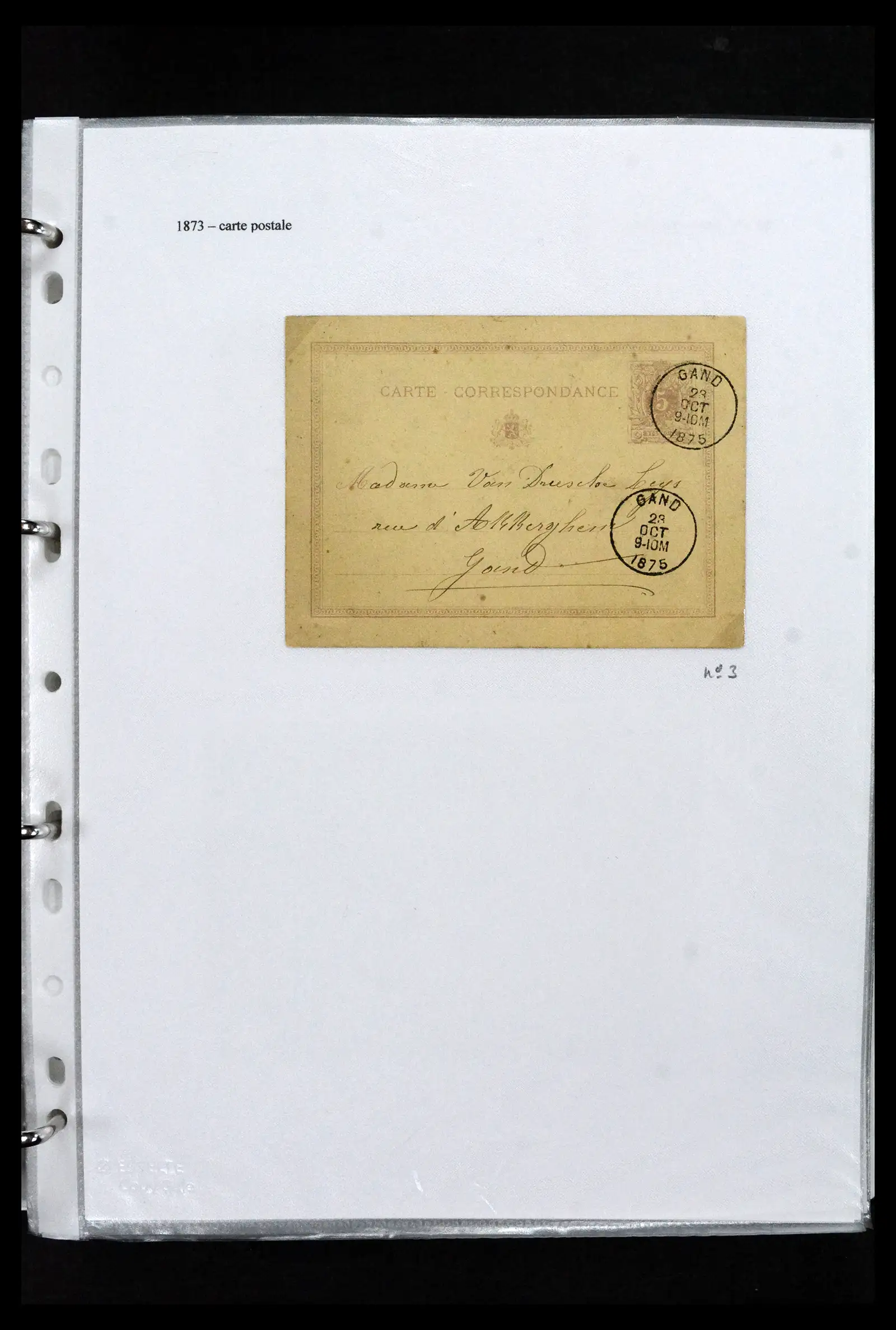 41673 0032 - Stamp collection 41673 Belgium specialised 1807-1945.