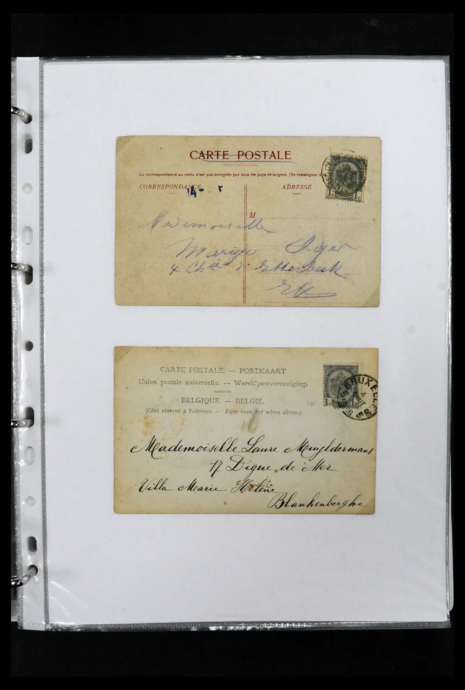 41673 0055 - Stamp collection 41673 Belgium specialised 1807-1945.