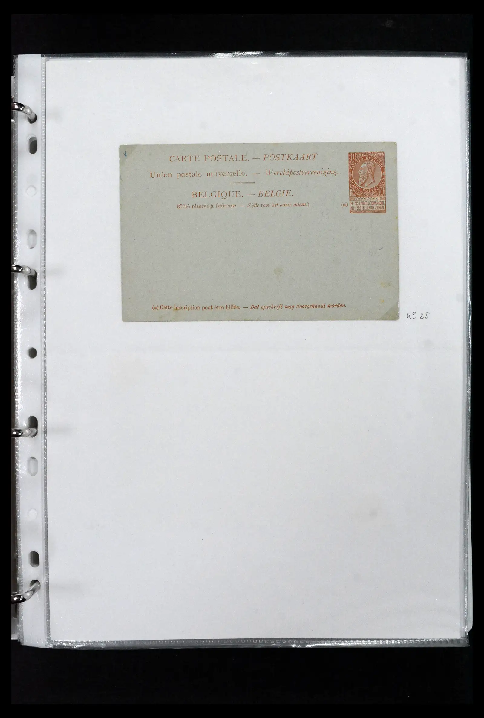 41673 0061 - Stamp collection 41673 Belgium specialised 1807-1945.