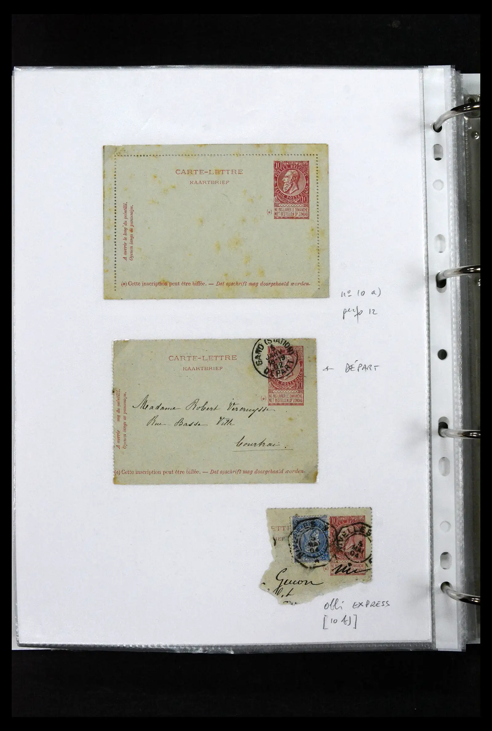 41673 0064 - Stamp collection 41673 Belgium specialised 1807-1945.