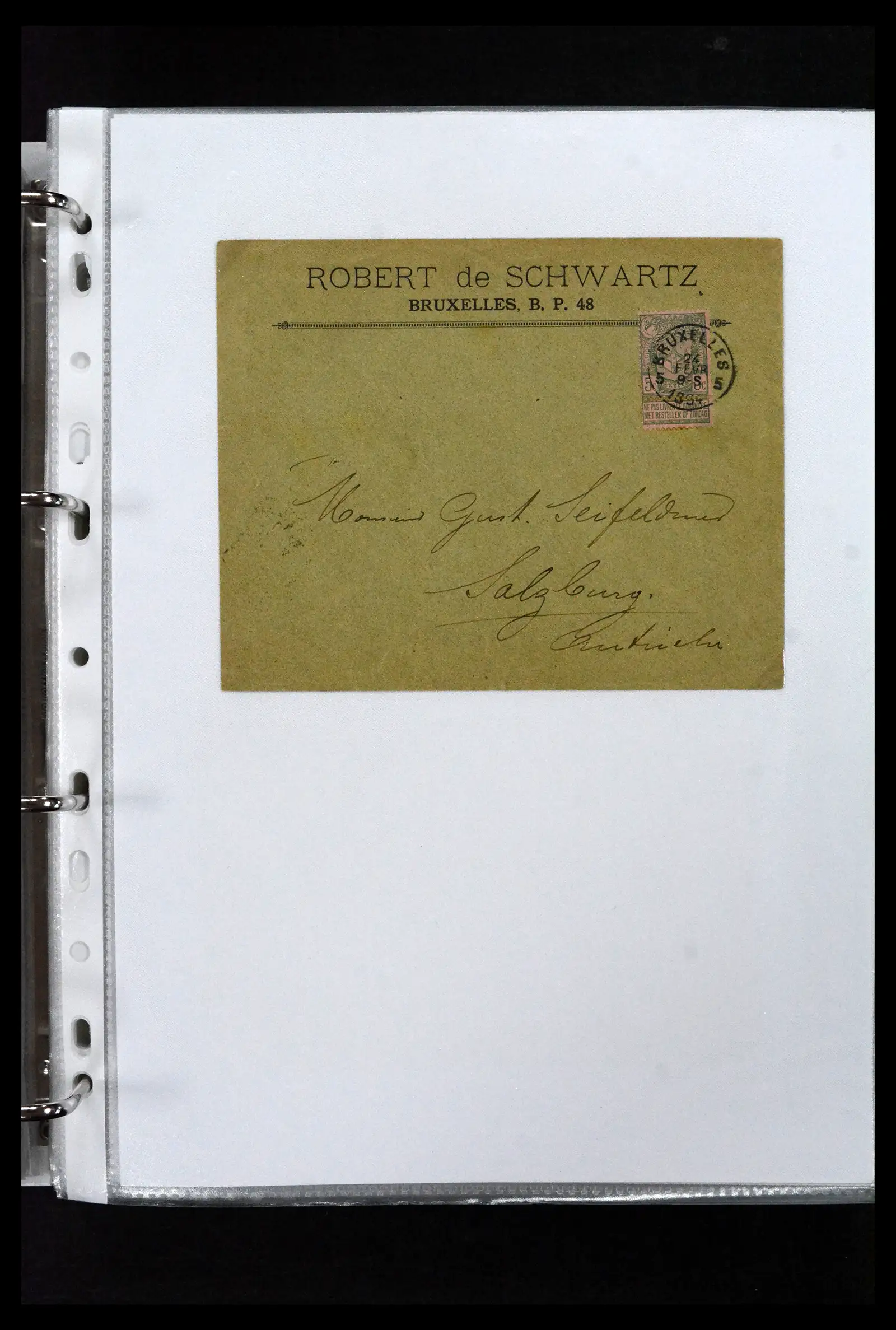 41673 0069 - Stamp collection 41673 Belgium specialised 1807-1945.