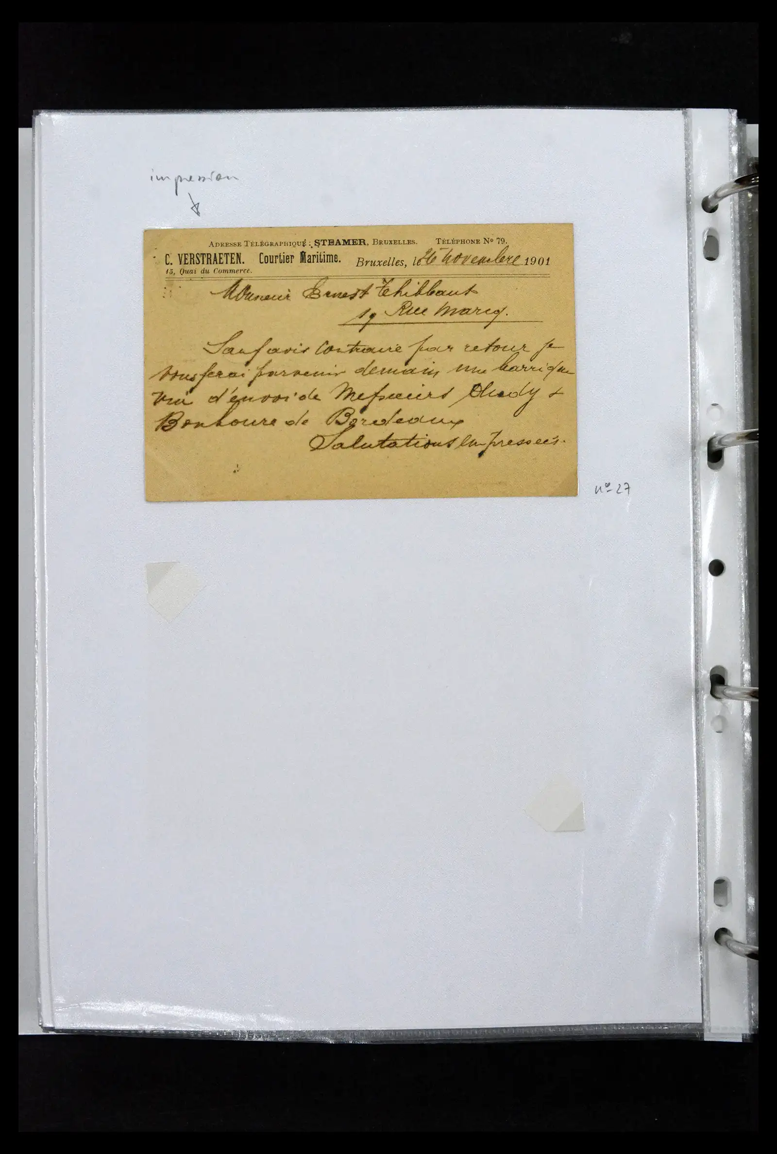 41673 0074 - Stamp collection 41673 Belgium specialised 1807-1945.