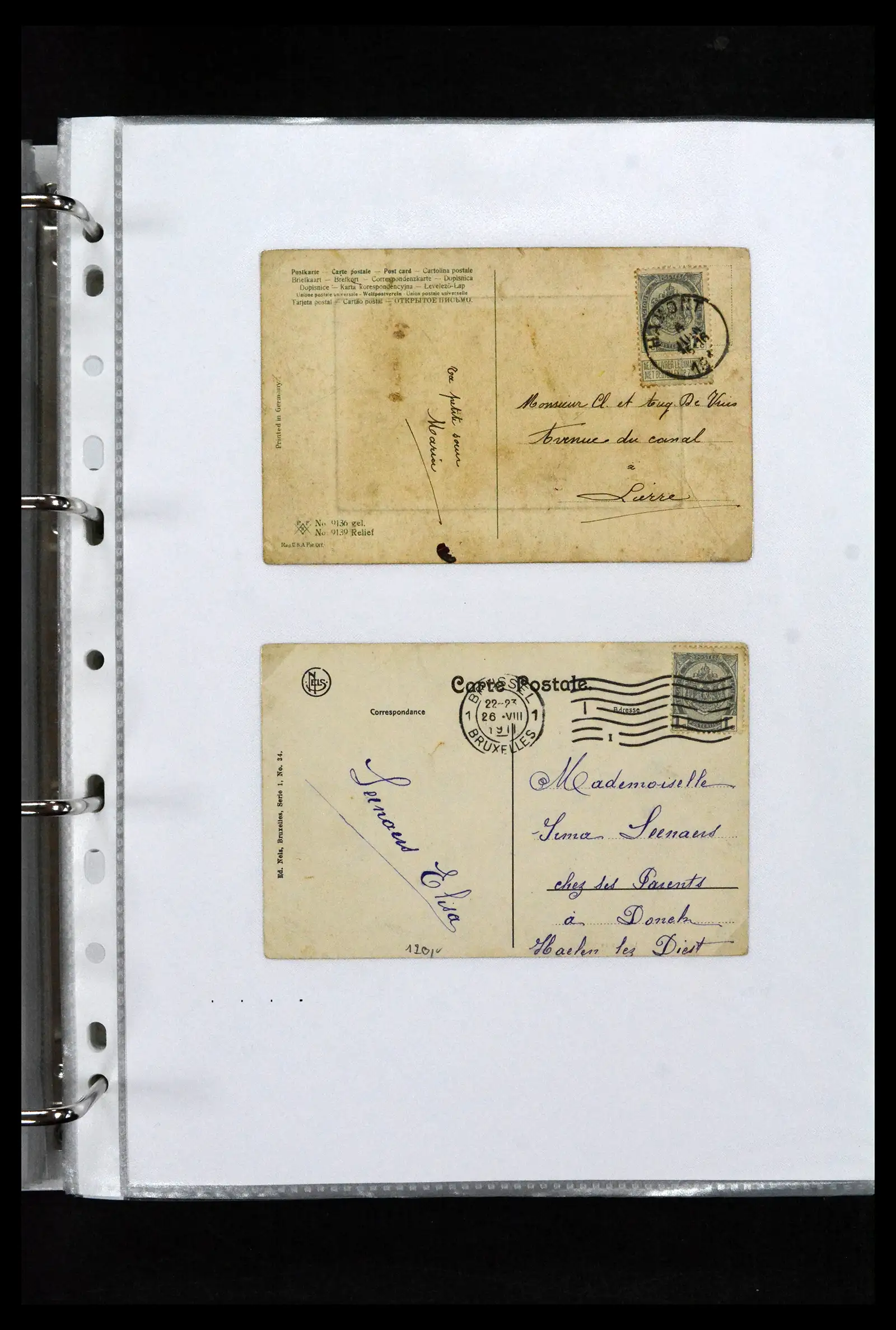 41673 0091 - Stamp collection 41673 Belgium specialised 1807-1945.