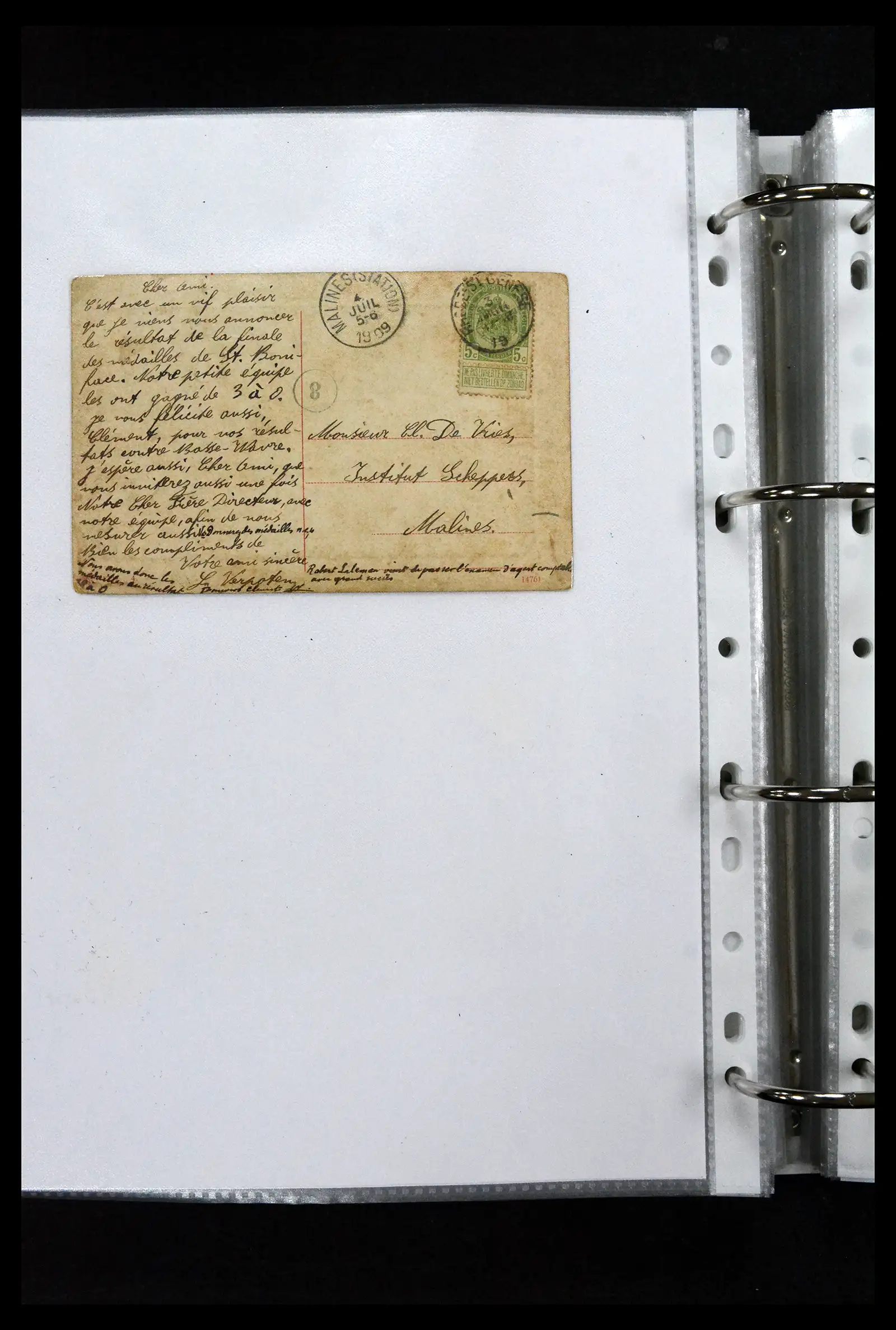 41673 0092 - Stamp collection 41673 Belgium specialised 1807-1945.