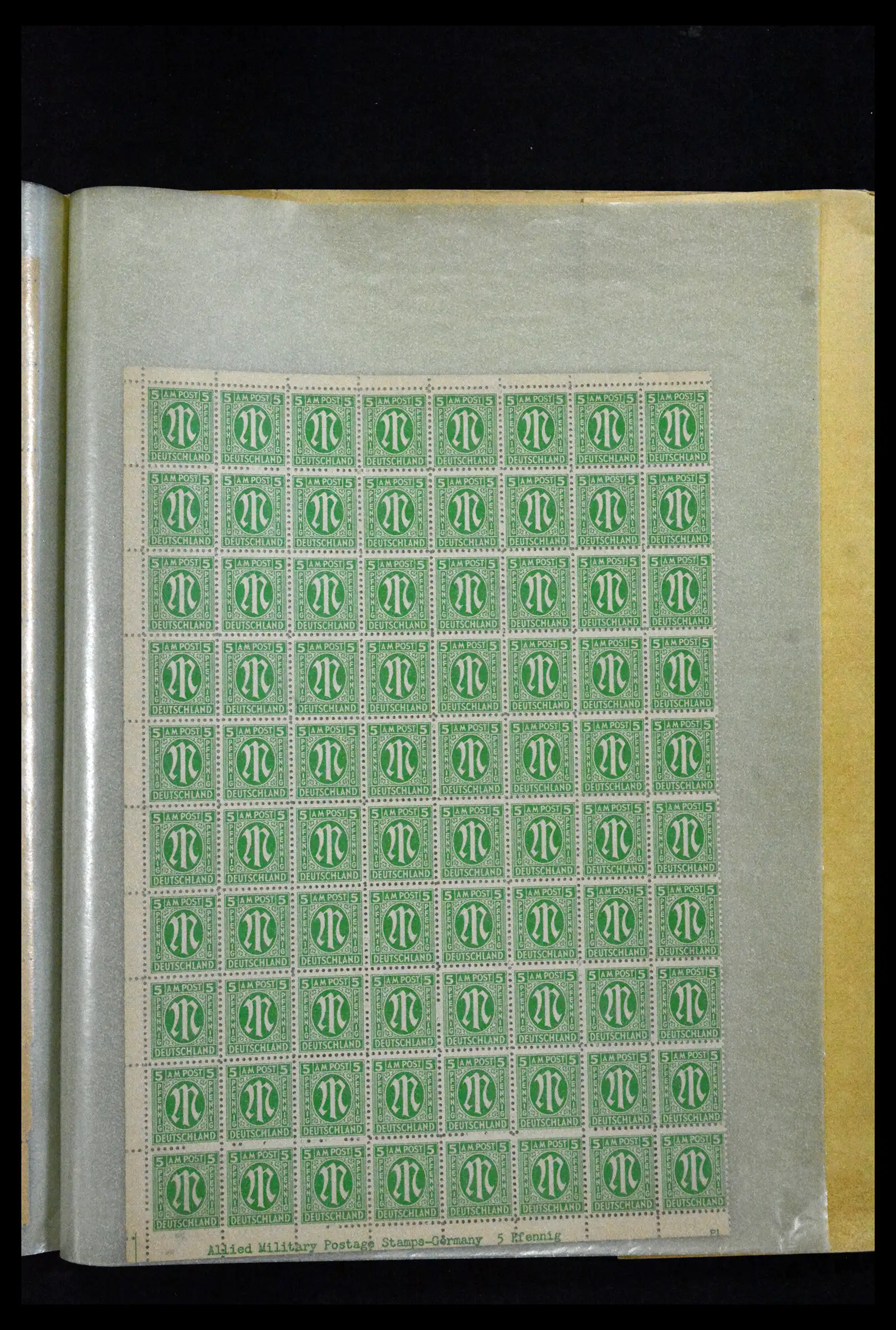 41674 0014 - Stamp collection 41674 Germany zones complete sheets 1945-1950.