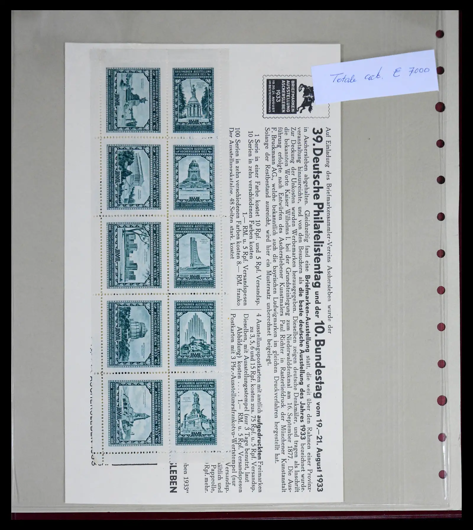 41676 0015 - Stamp collection 41676 German Reich combinations 1910-1939.