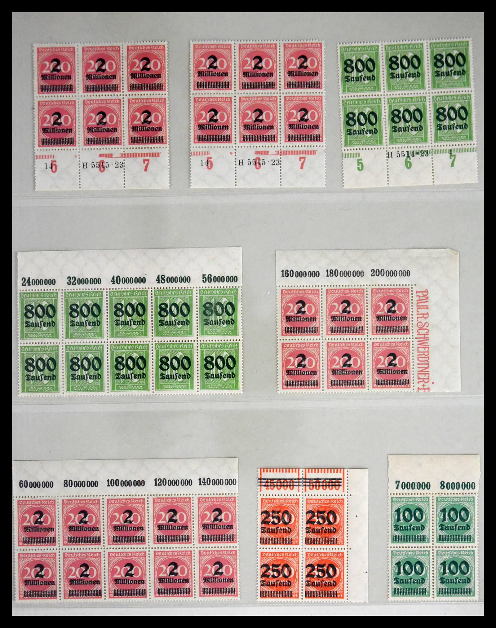 41677 0002 - Stamp collection 41677 German Reich infla 1921-1923.