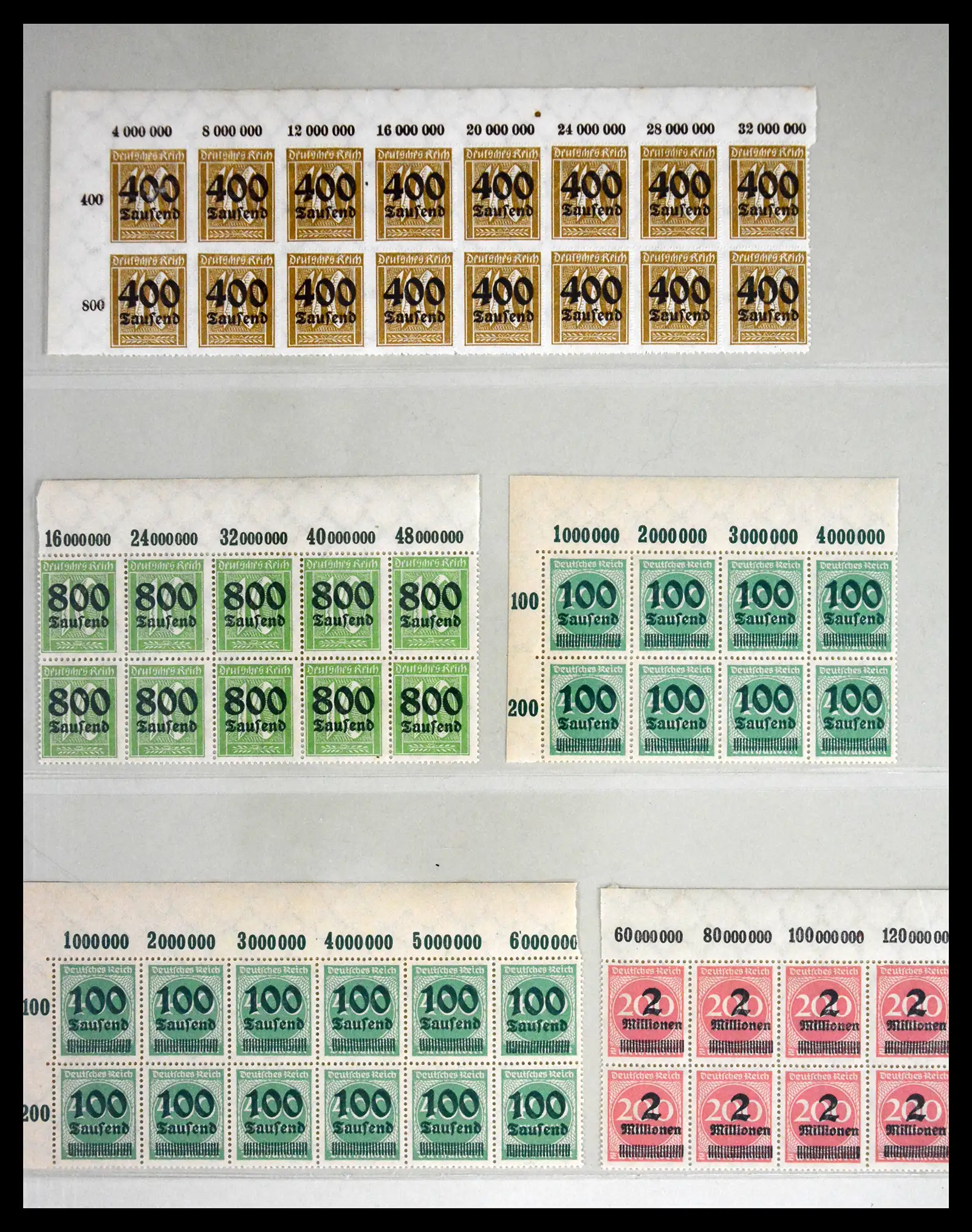 41677 0003 - Stamp collection 41677 German Reich infla 1921-1923.
