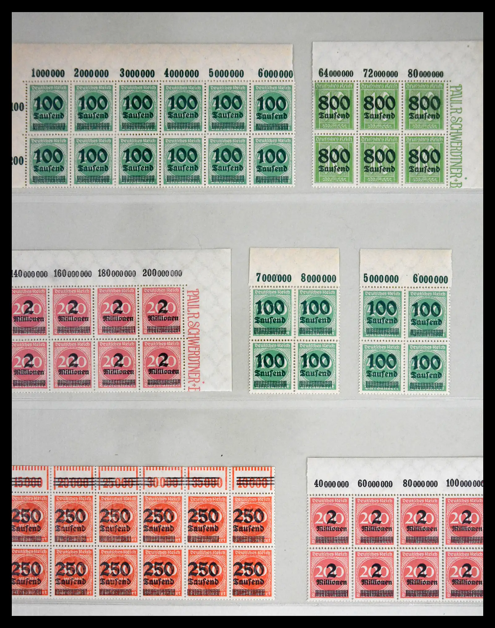 41677 0004 - Stamp collection 41677 German Reich infla 1921-1923.