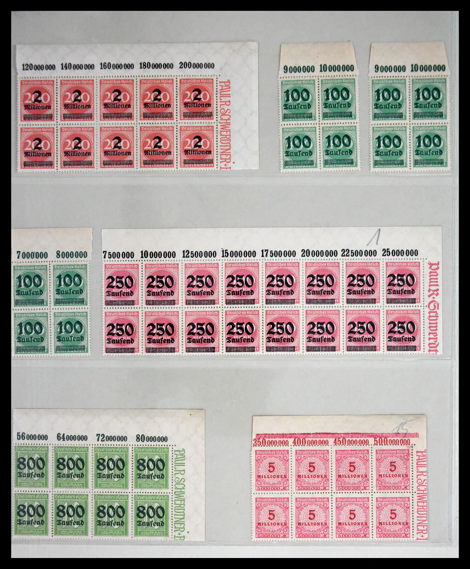 41677 0006 - Stamp collection 41677 German Reich infla 1921-1923.
