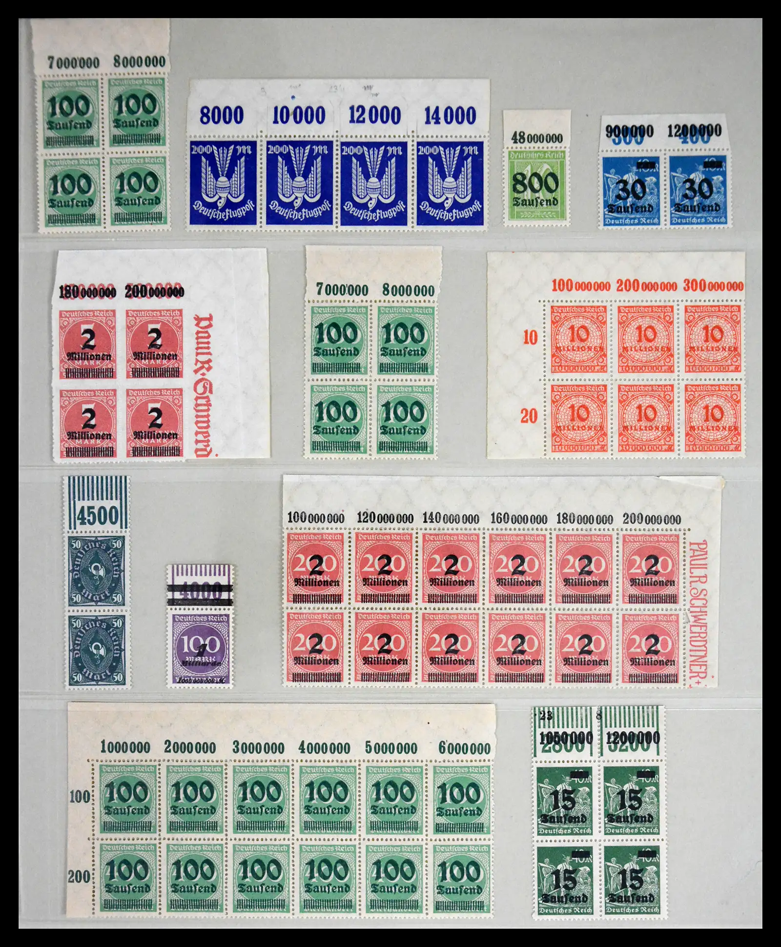 41677 0008 - Stamp collection 41677 German Reich infla 1921-1923.