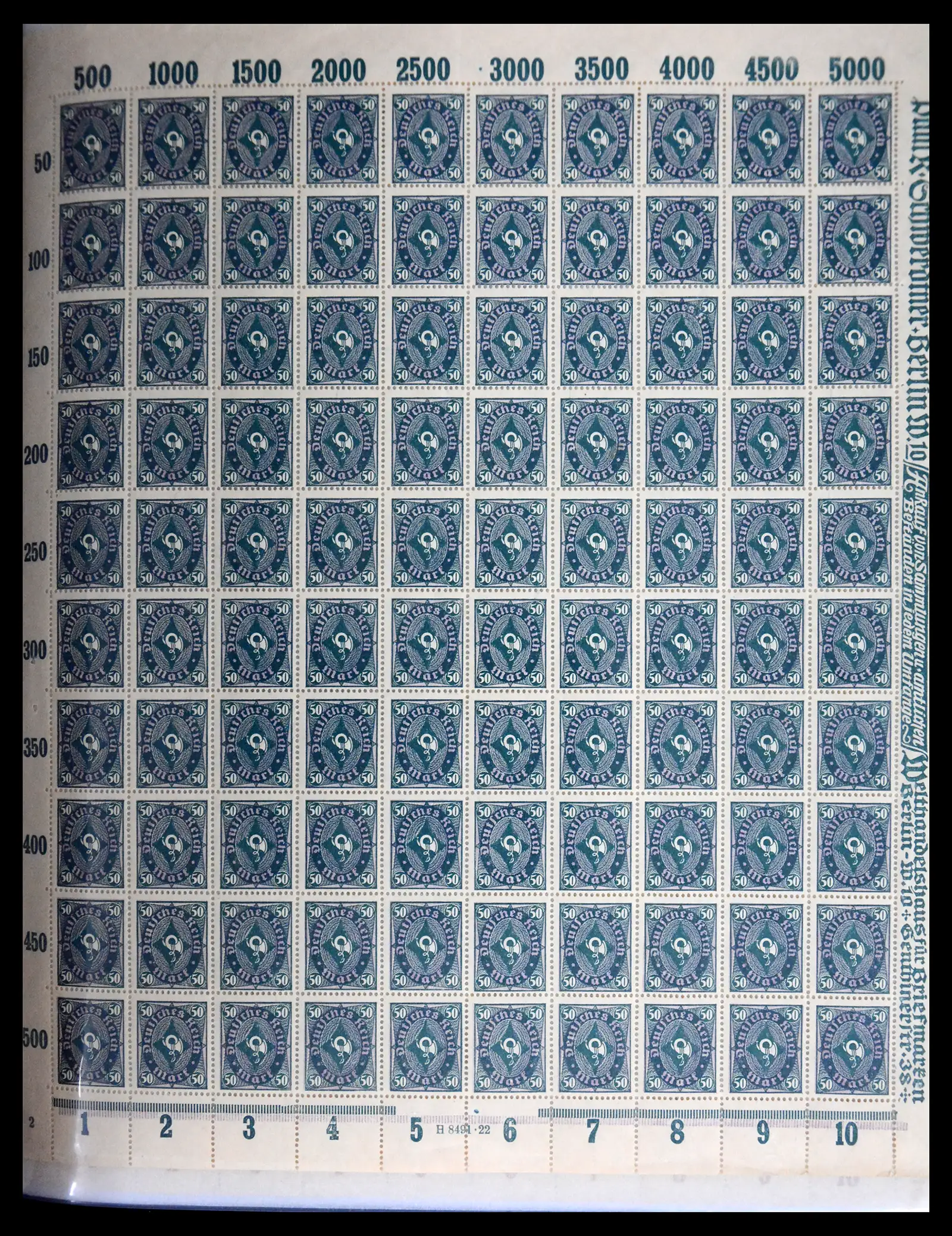 41677 0013 - Stamp collection 41677 German Reich infla 1921-1923.