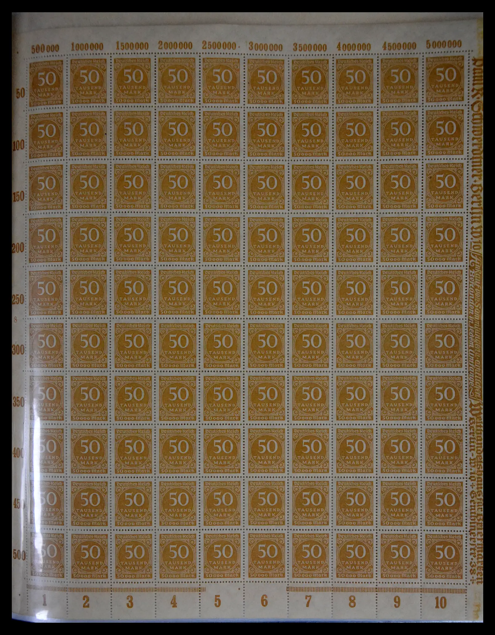 41677 0015 - Stamp collection 41677 German Reich infla 1921-1923.