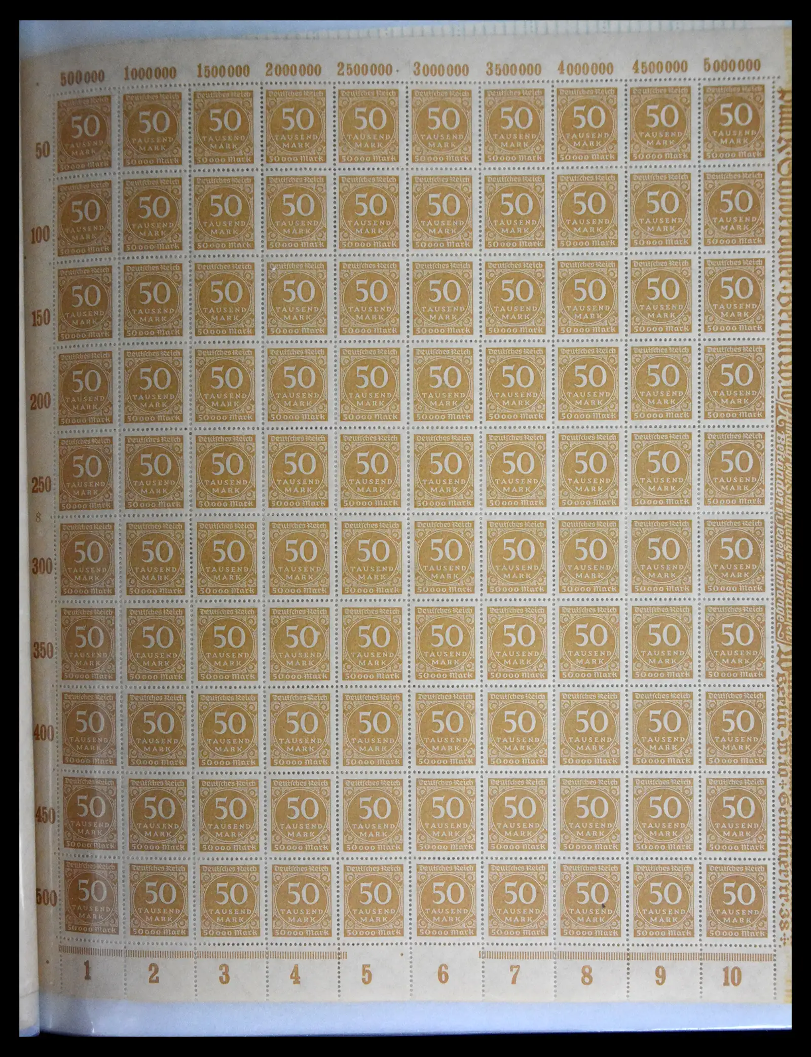 41677 0017 - Stamp collection 41677 German Reich infla 1921-1923.