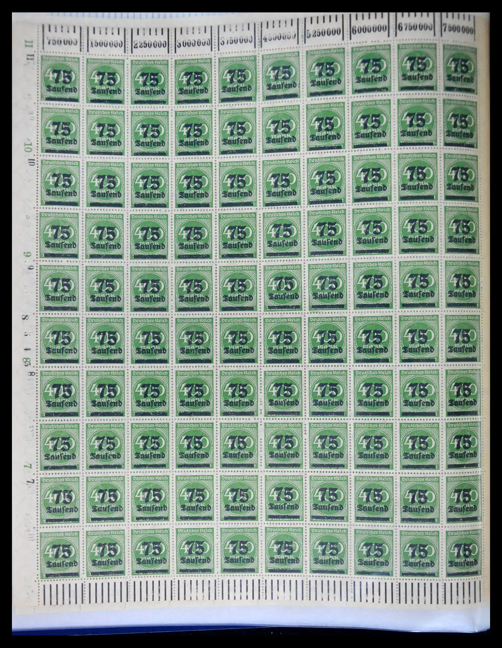 41677 0020 - Stamp collection 41677 German Reich infla 1921-1923.