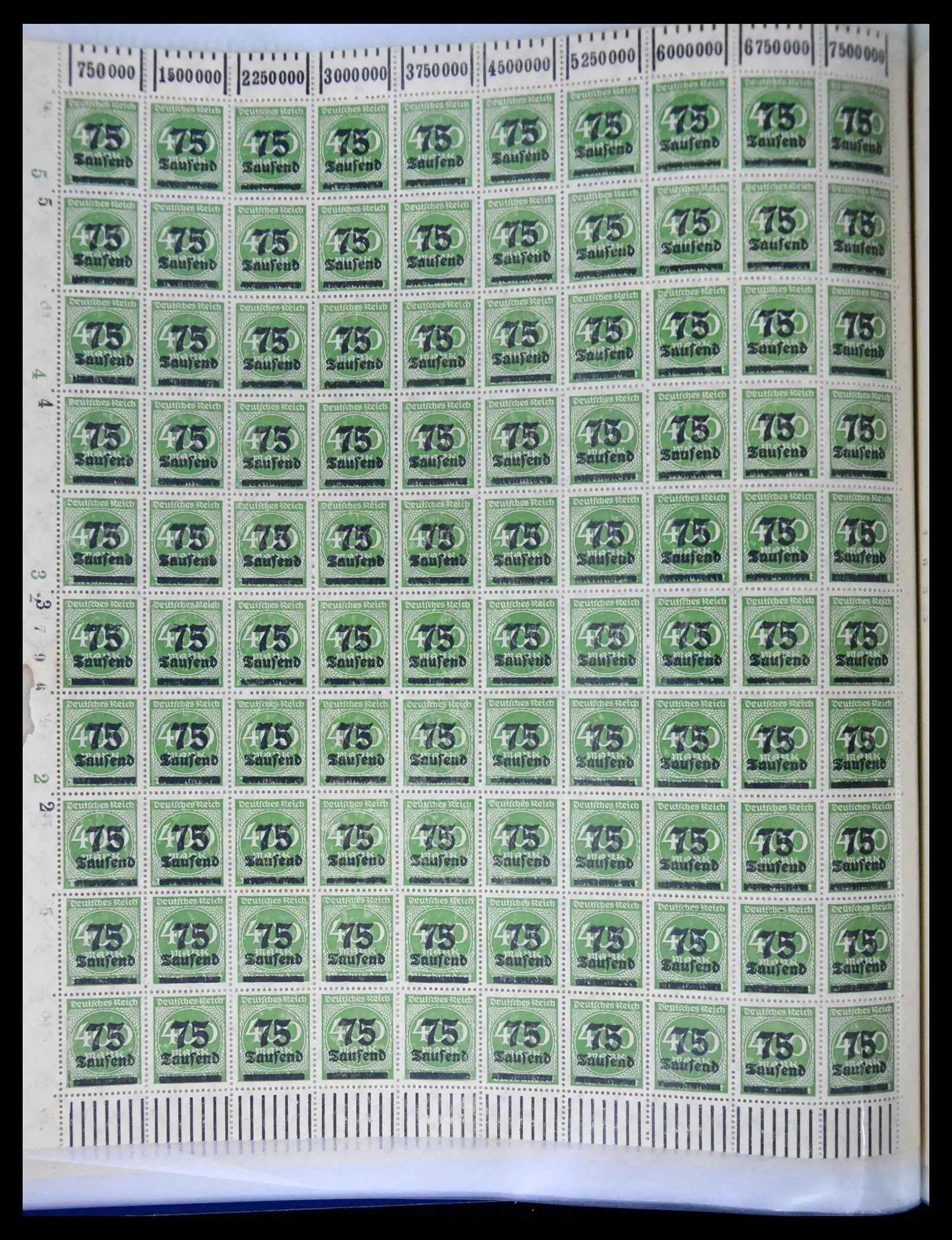 41677 0022 - Stamp collection 41677 German Reich infla 1921-1923.