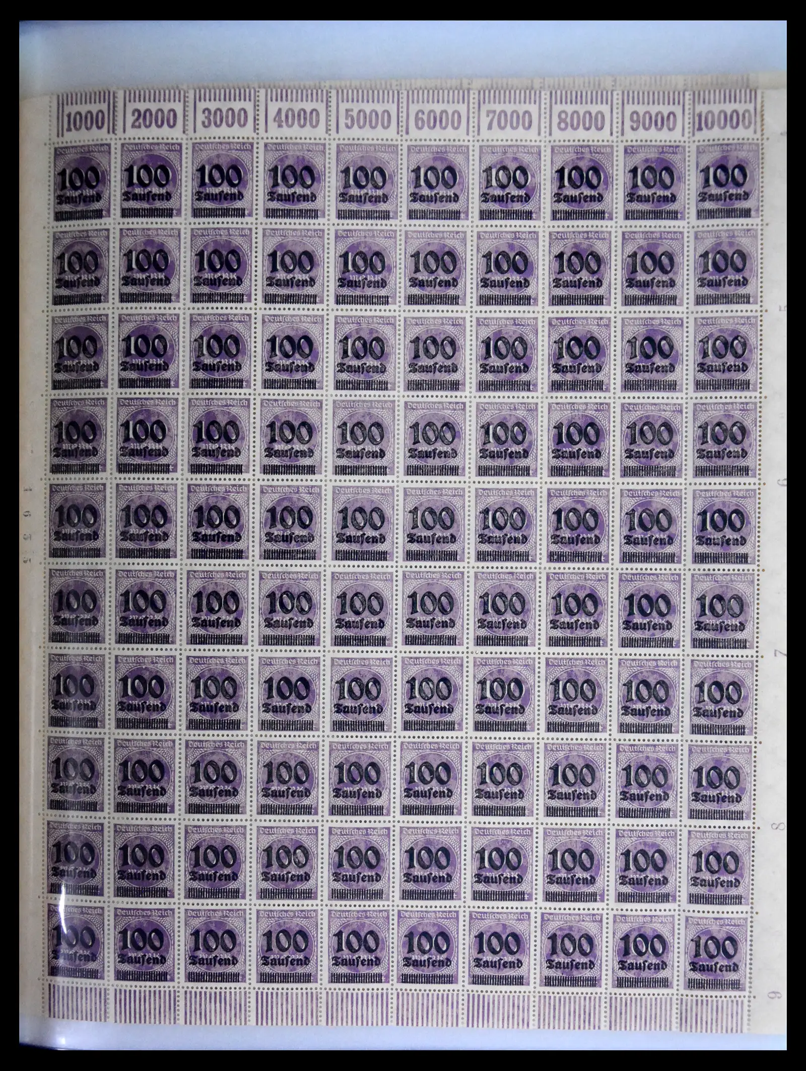 41677 0023 - Stamp collection 41677 German Reich infla 1921-1923.