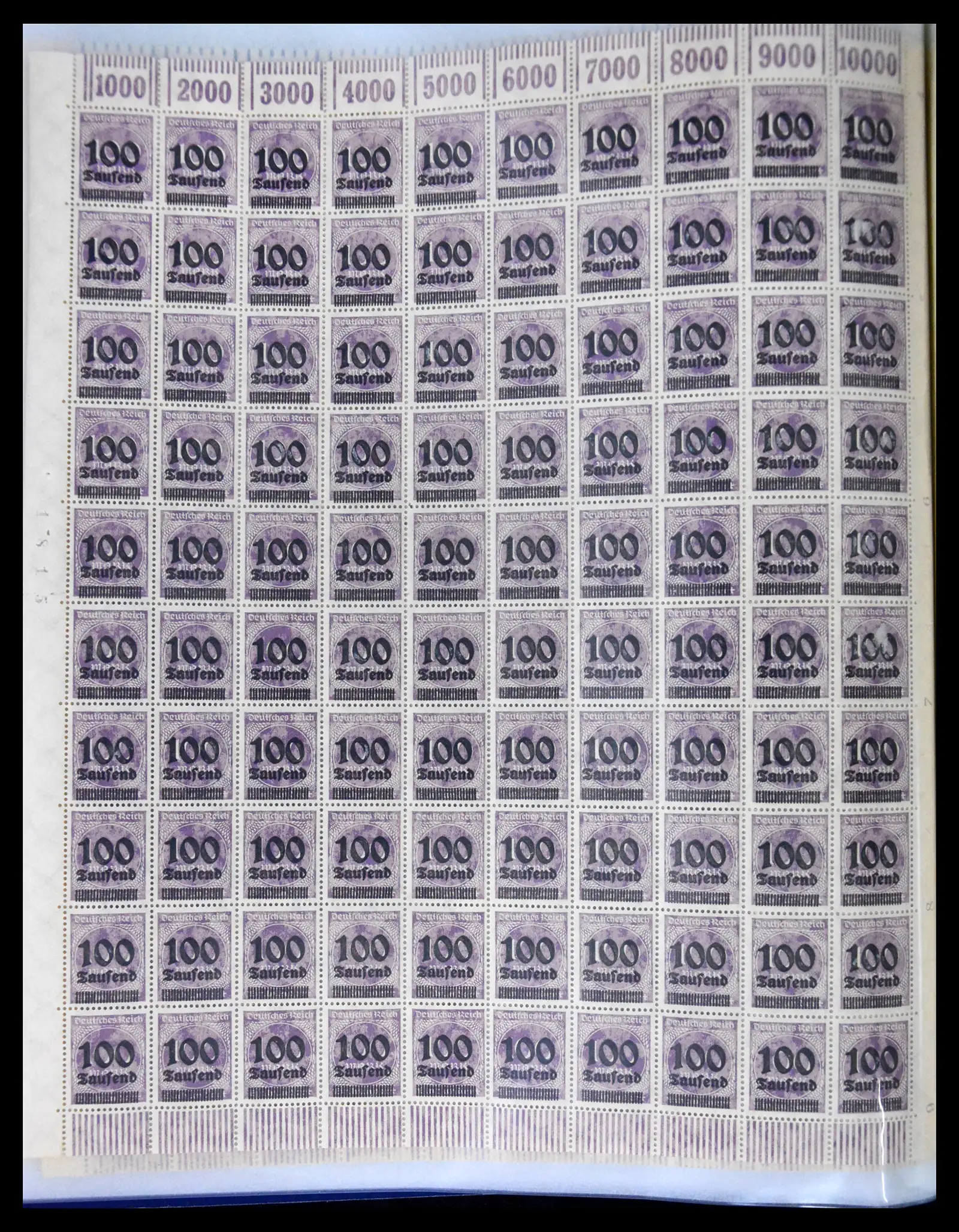 41677 0024 - Stamp collection 41677 German Reich infla 1921-1923.