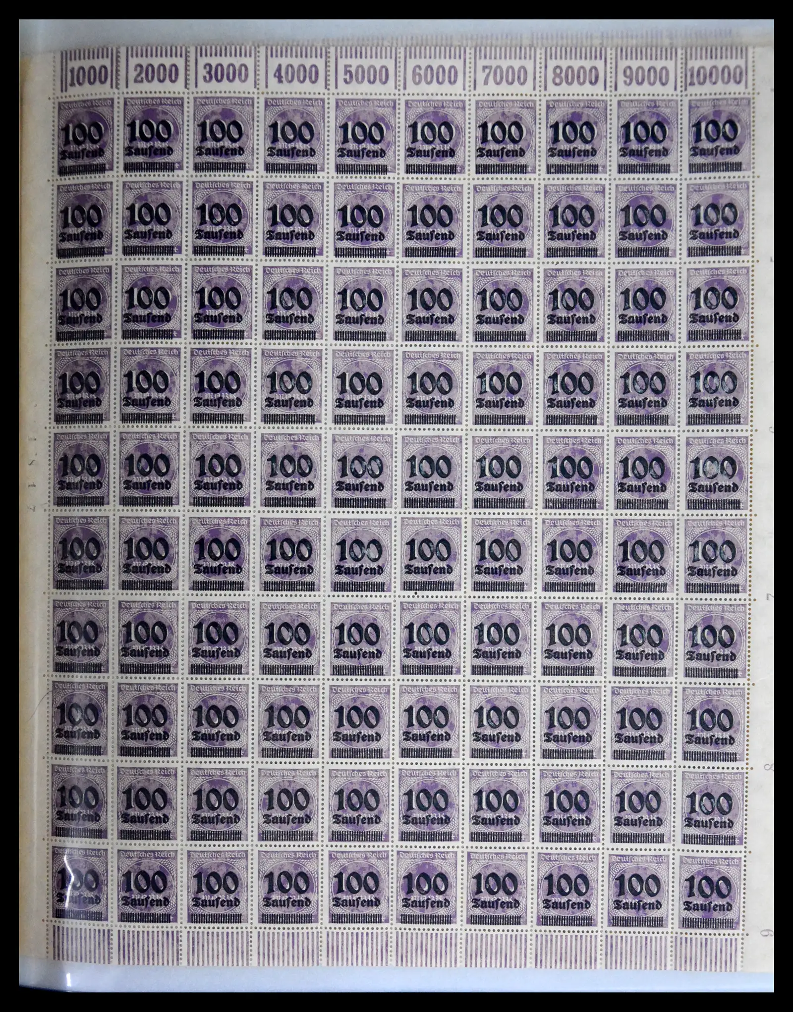 41677 0025 - Stamp collection 41677 German Reich infla 1921-1923.