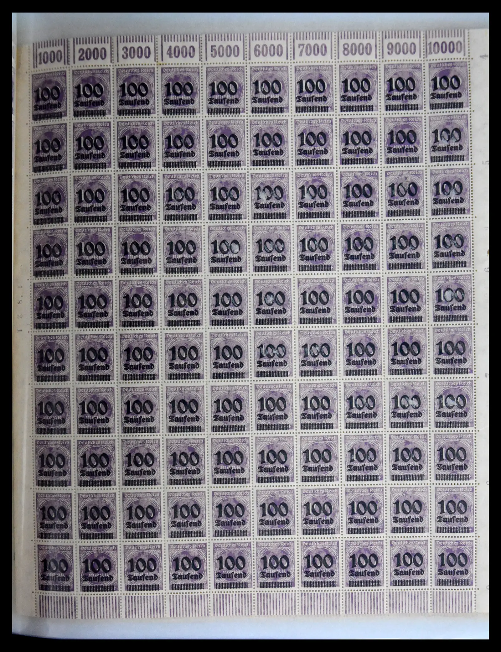 41677 0027 - Stamp collection 41677 German Reich infla 1921-1923.