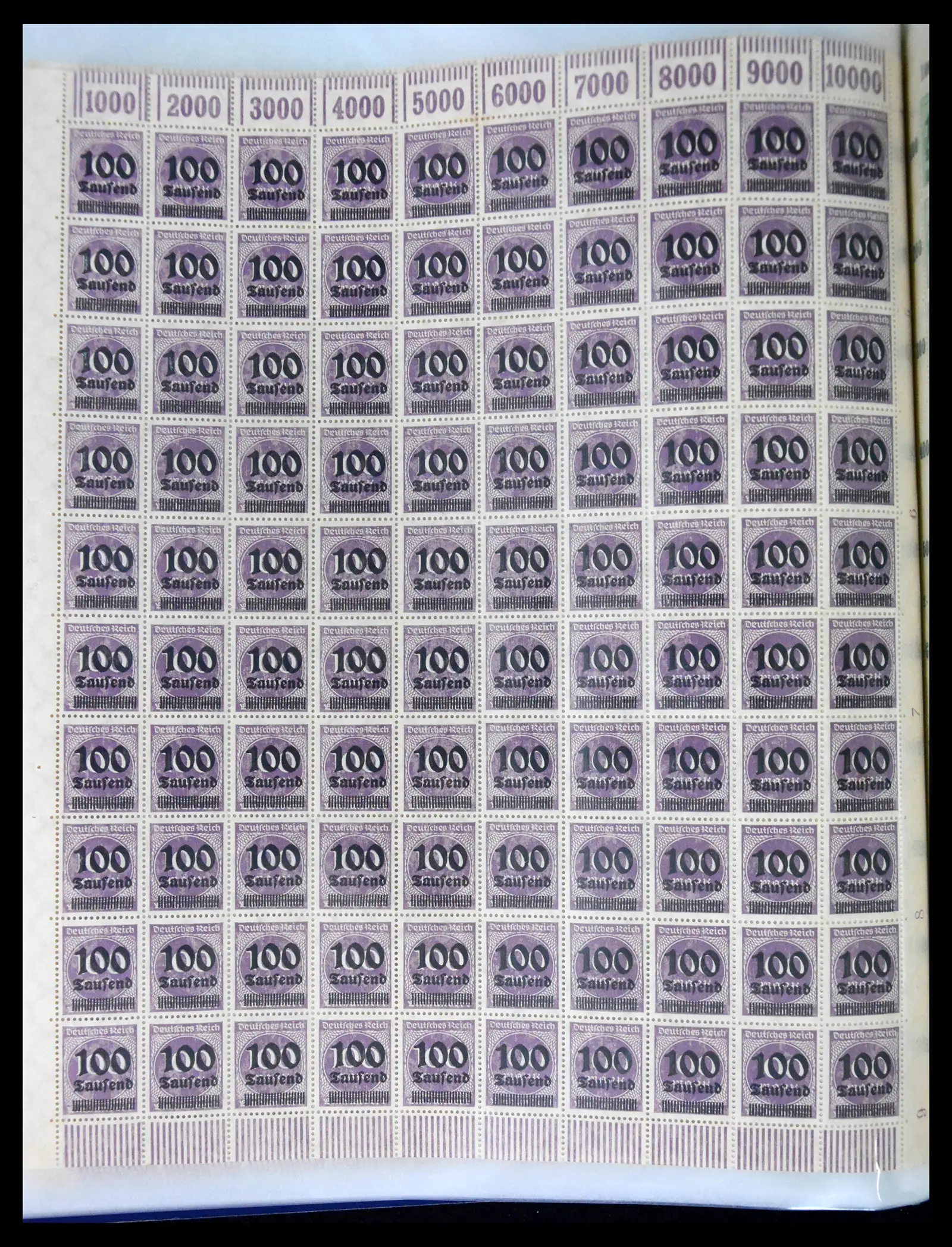 41677 0028 - Stamp collection 41677 German Reich infla 1921-1923.