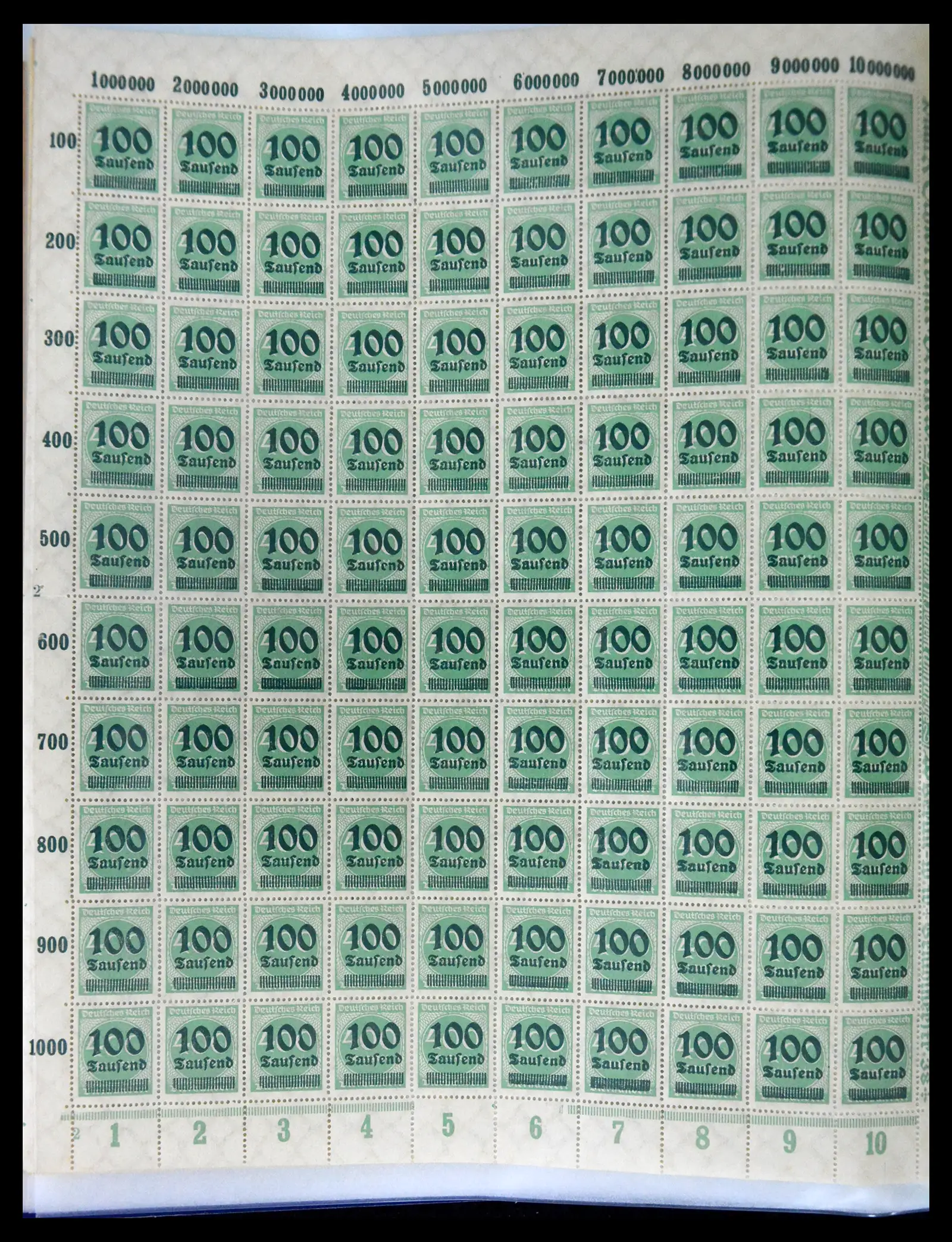 41677 0030 - Stamp collection 41677 German Reich infla 1921-1923.