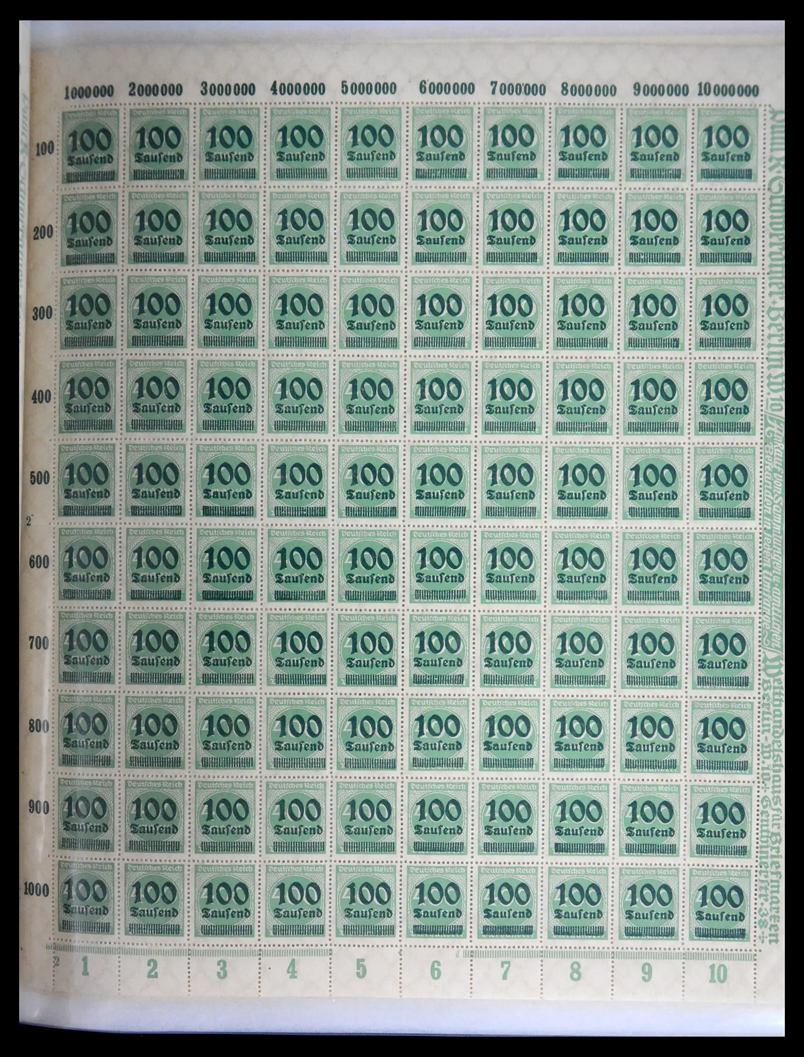 41677 0033 - Stamp collection 41677 German Reich infla 1921-1923.