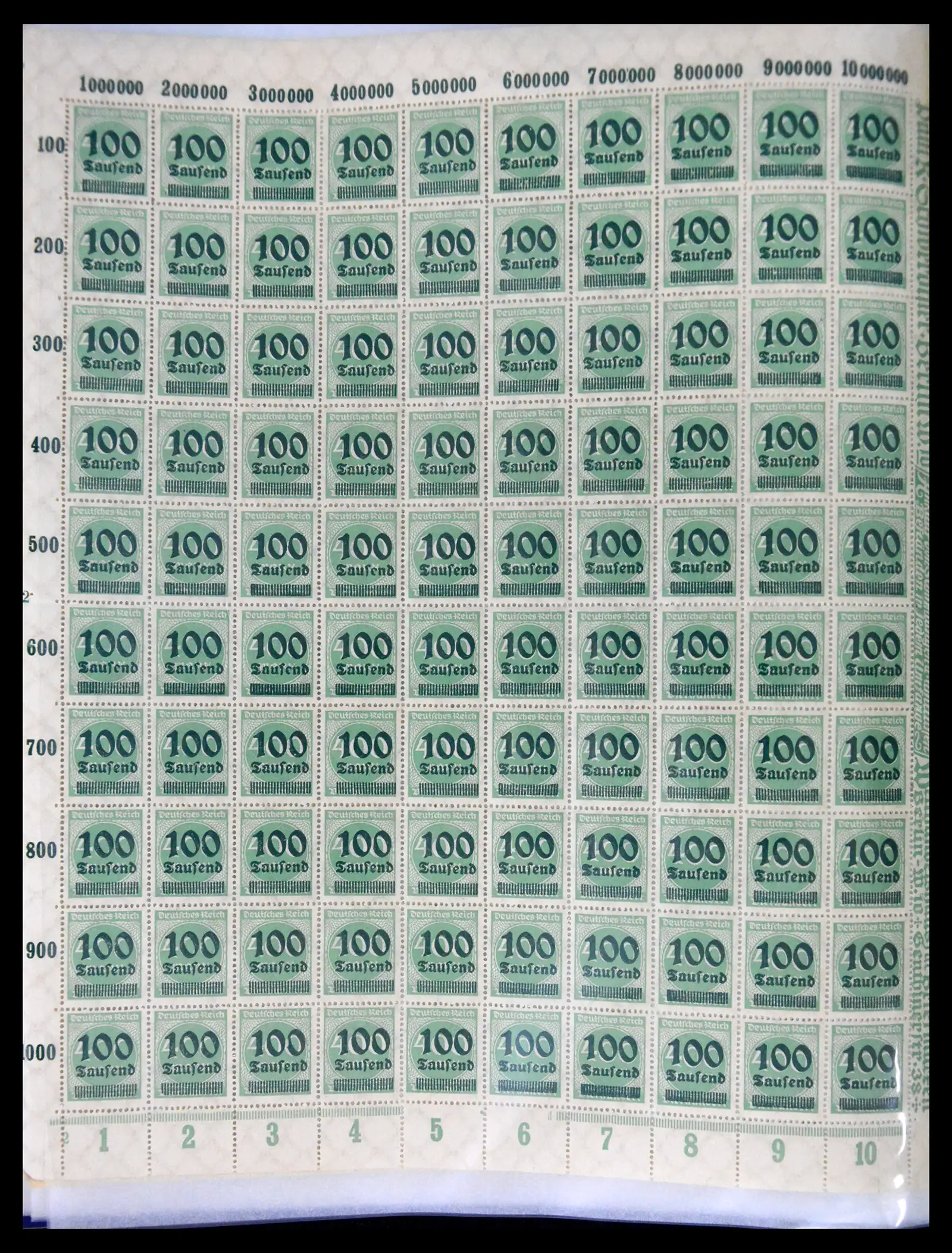 41677 0034 - Stamp collection 41677 German Reich infla 1921-1923.