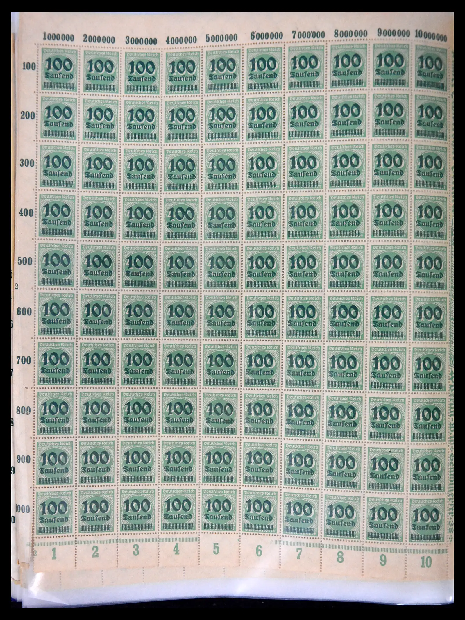 41677 0038 - Stamp collection 41677 German Reich infla 1921-1923.