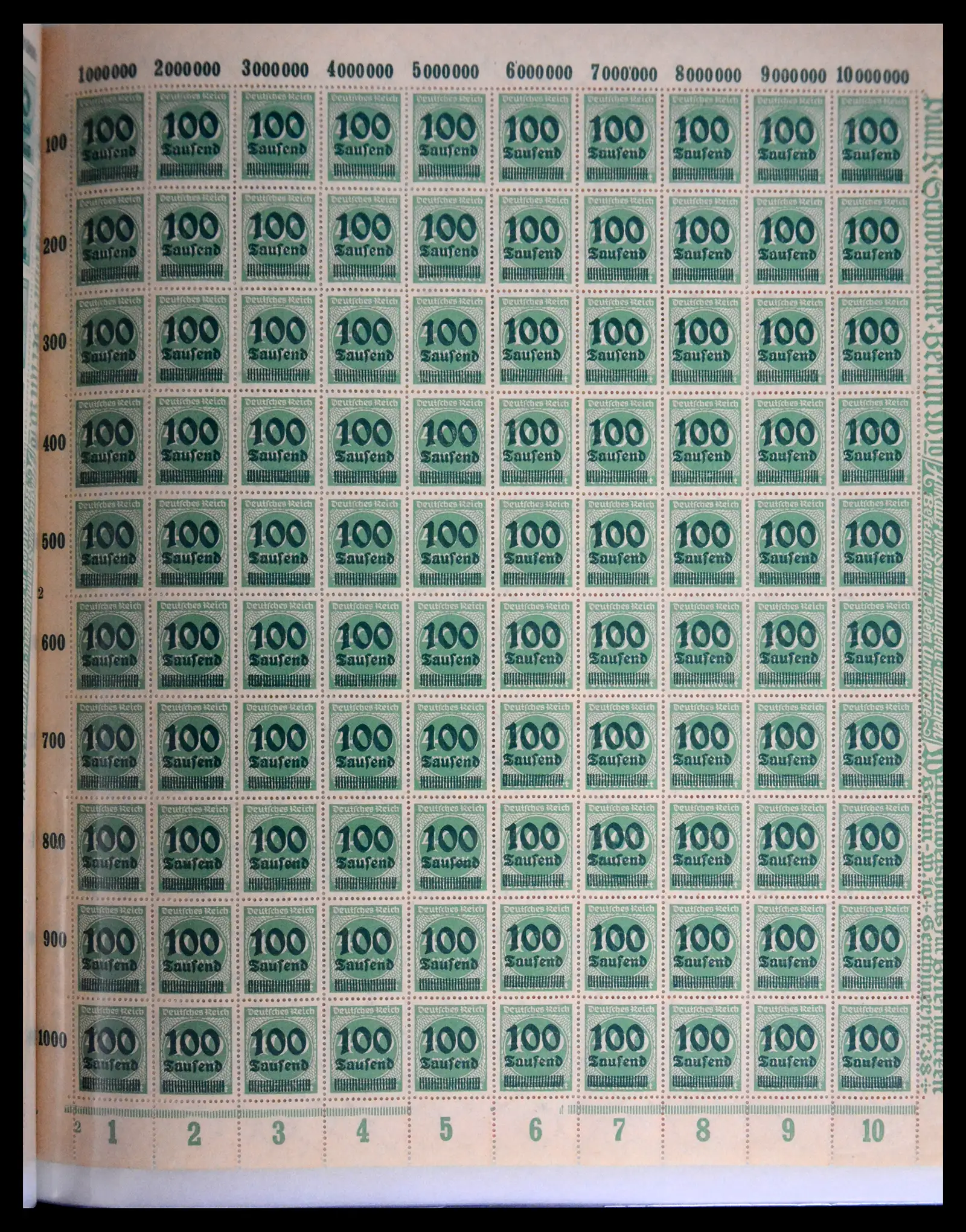 41677 0039 - Stamp collection 41677 German Reich infla 1921-1923.