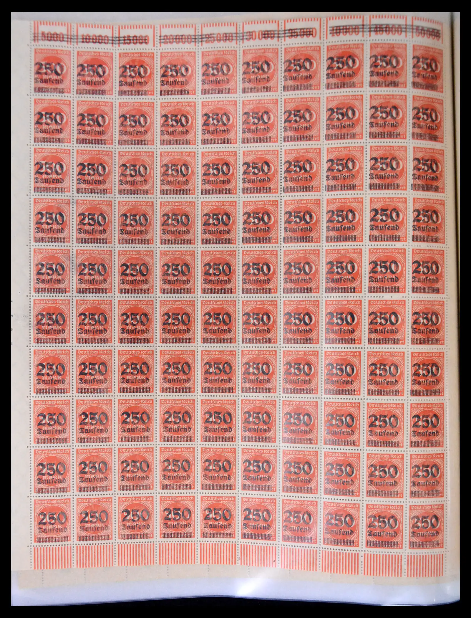 41677 0040 - Stamp collection 41677 German Reich infla 1921-1923.