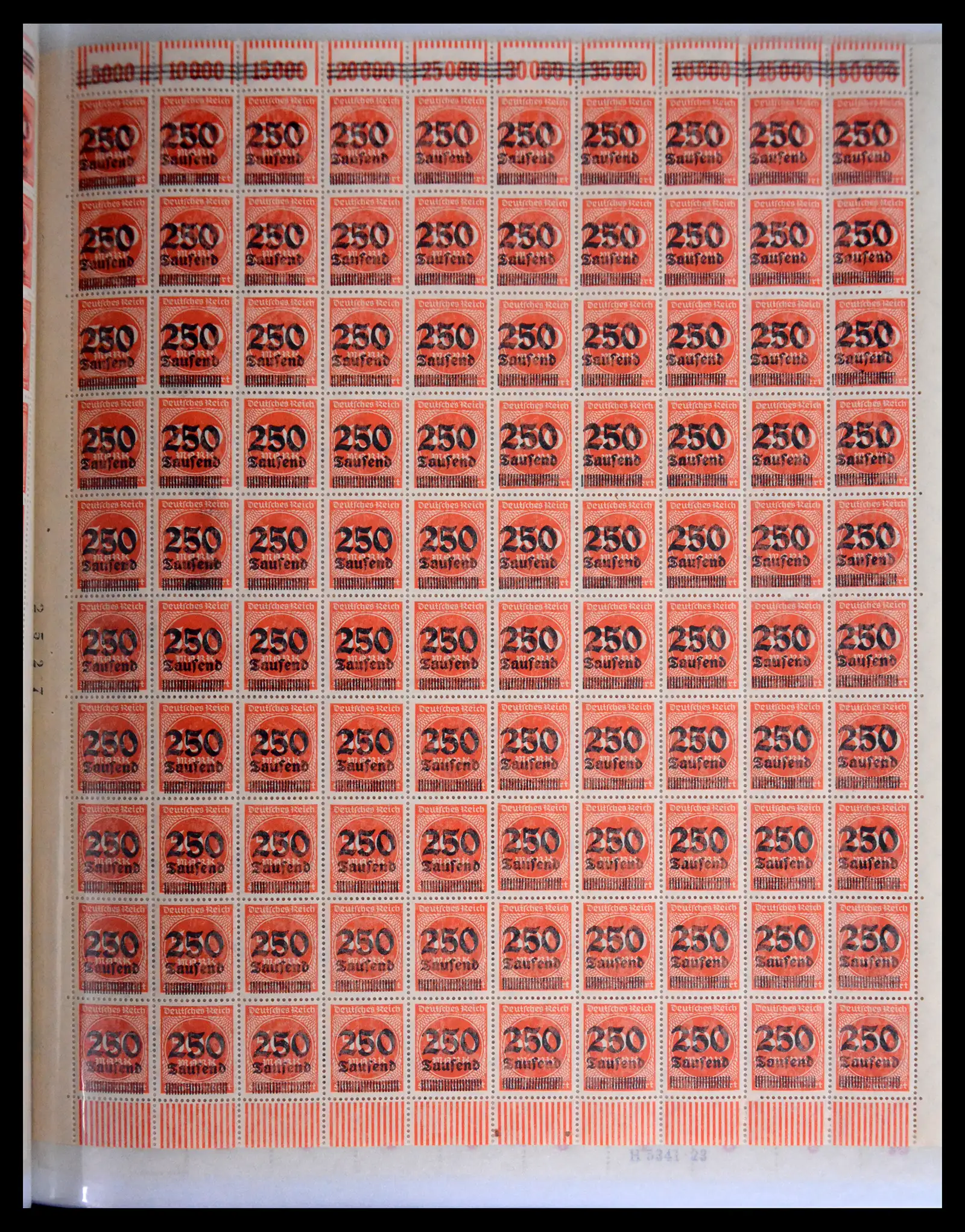 41677 0041 - Stamp collection 41677 German Reich infla 1921-1923.