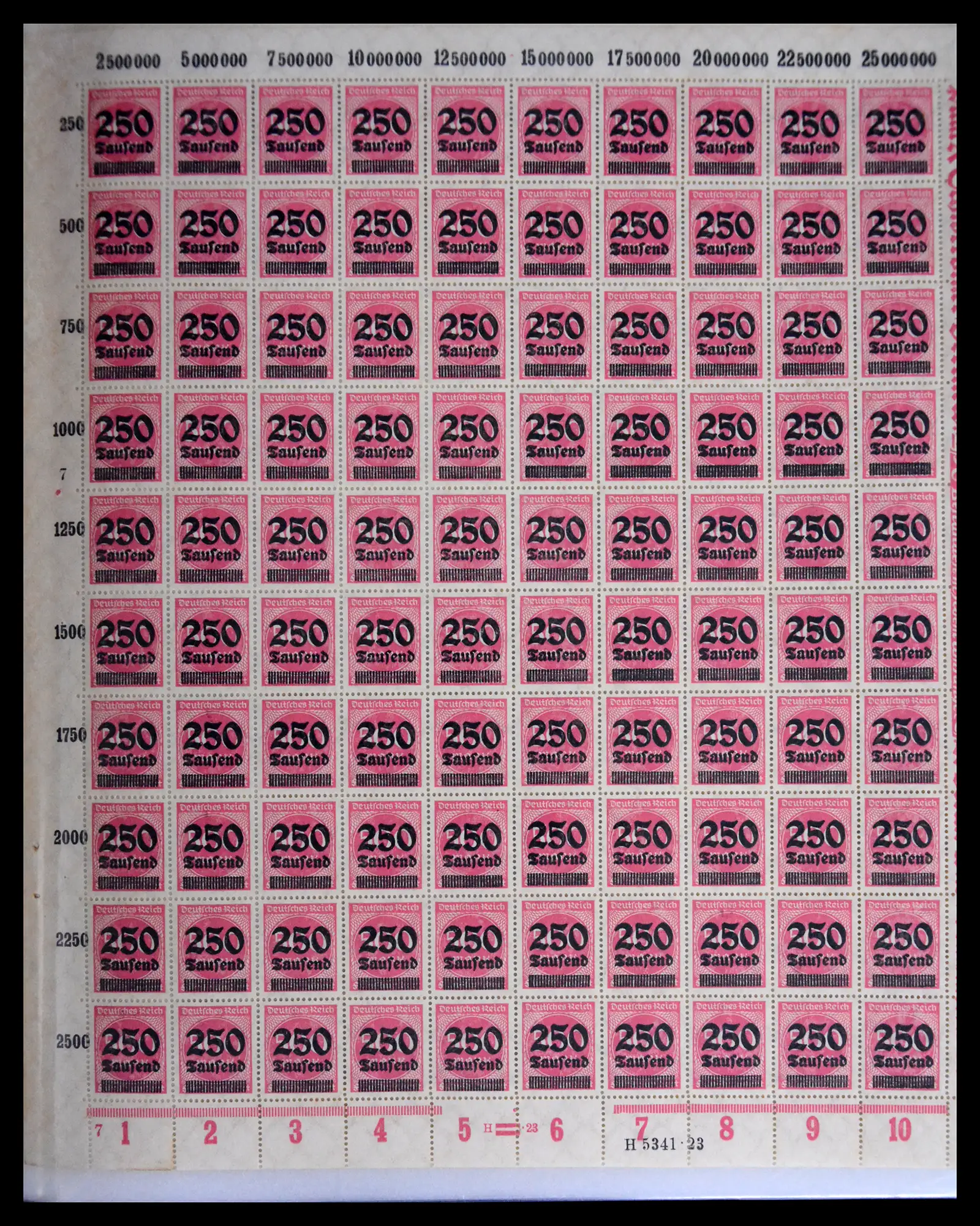 41677 0043 - Stamp collection 41677 German Reich infla 1921-1923.