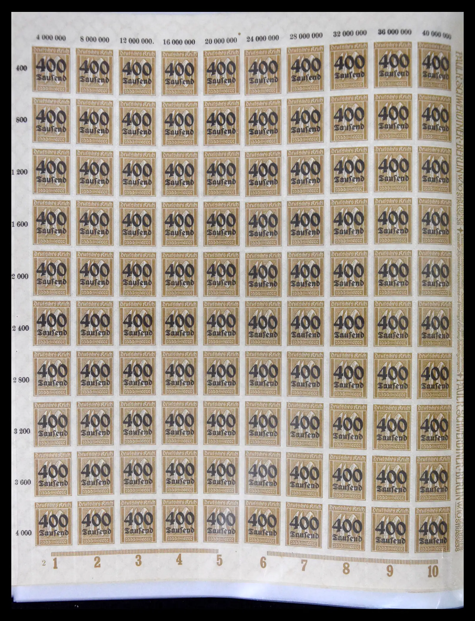 41677 0044 - Stamp collection 41677 German Reich infla 1921-1923.