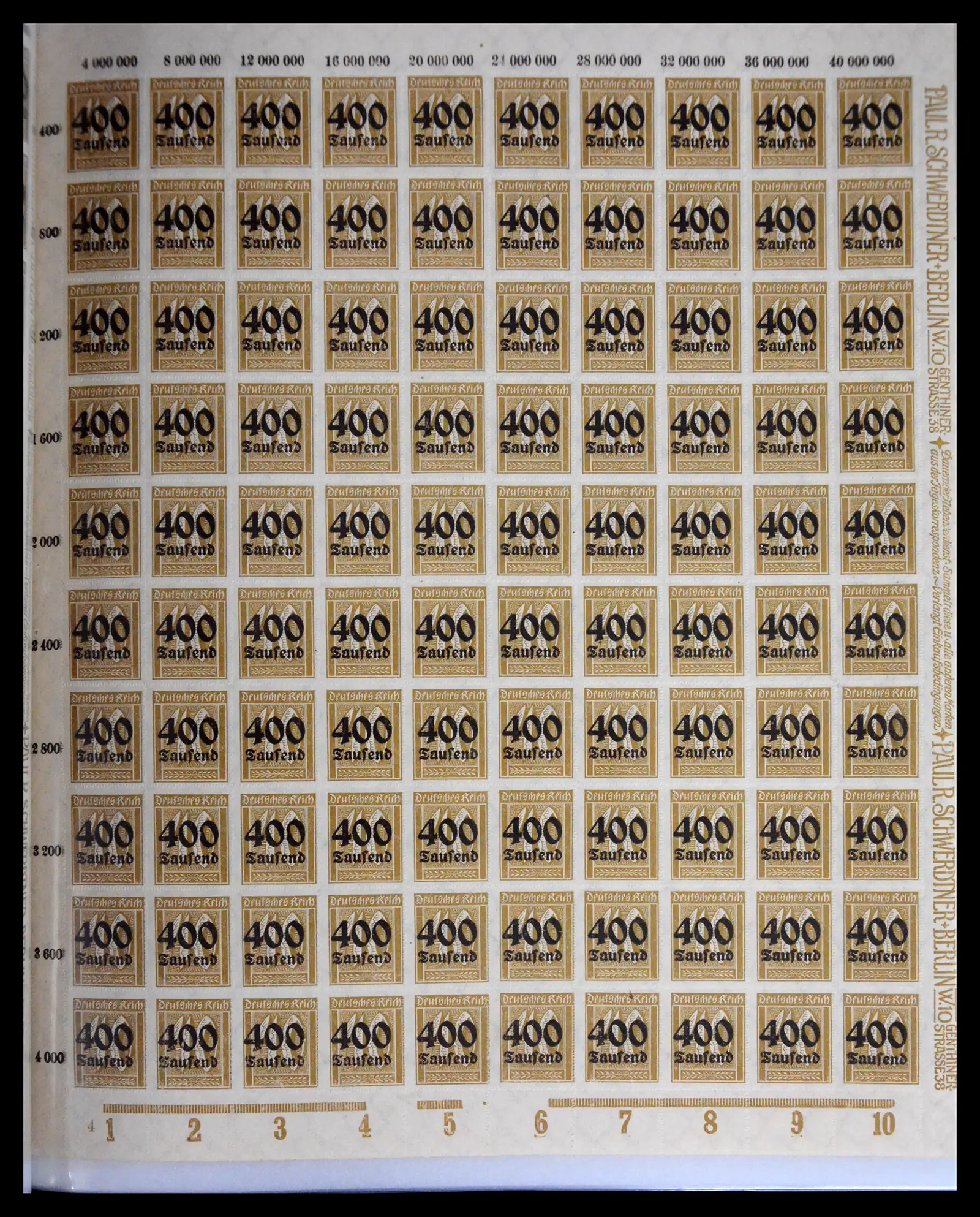 41677 0045 - Stamp collection 41677 German Reich infla 1921-1923.