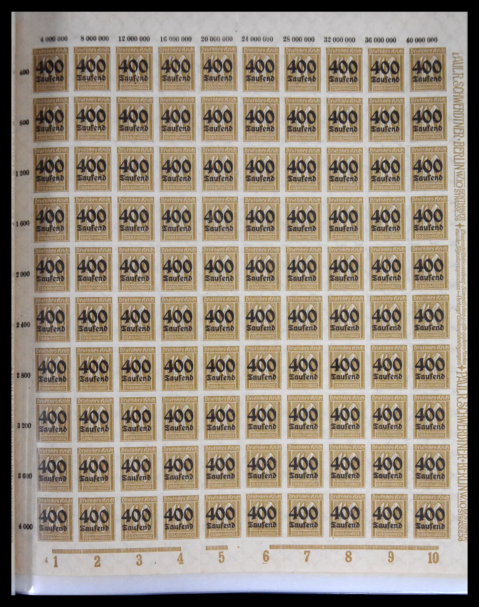 41677 0047 - Stamp collection 41677 German Reich infla 1921-1923.